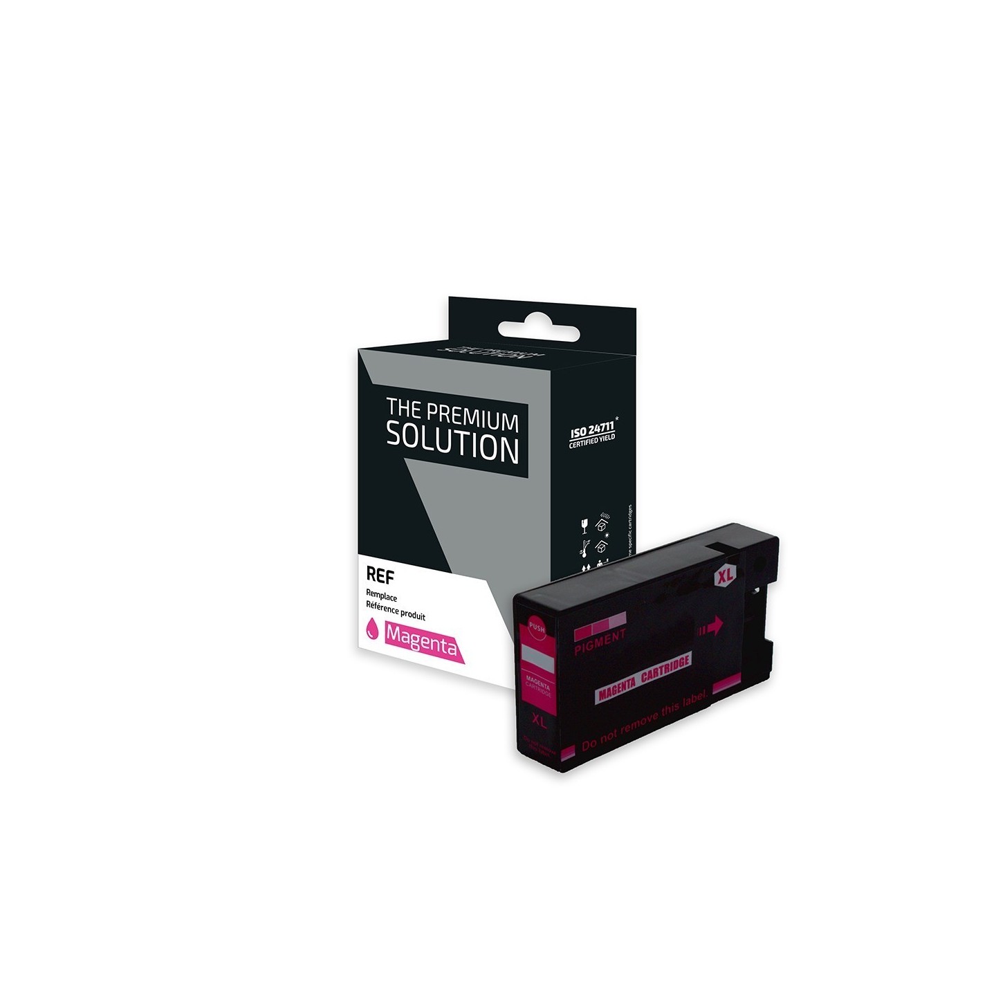 Canon C2500XLM Cartouche compatible avec PGI-2500, 9266B001 - Magenta