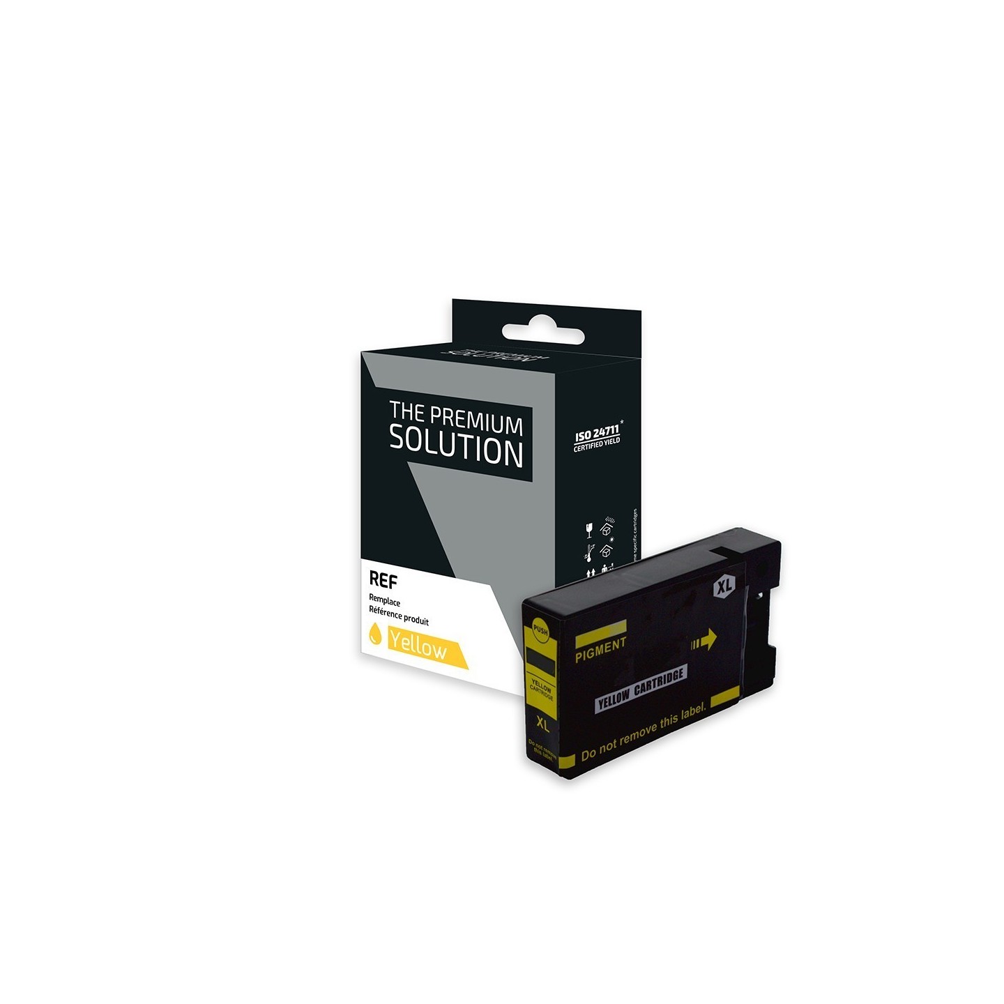 Canon C2500XLY Cartouche compatible avec PGI-2500, 9267B001 - Jaune