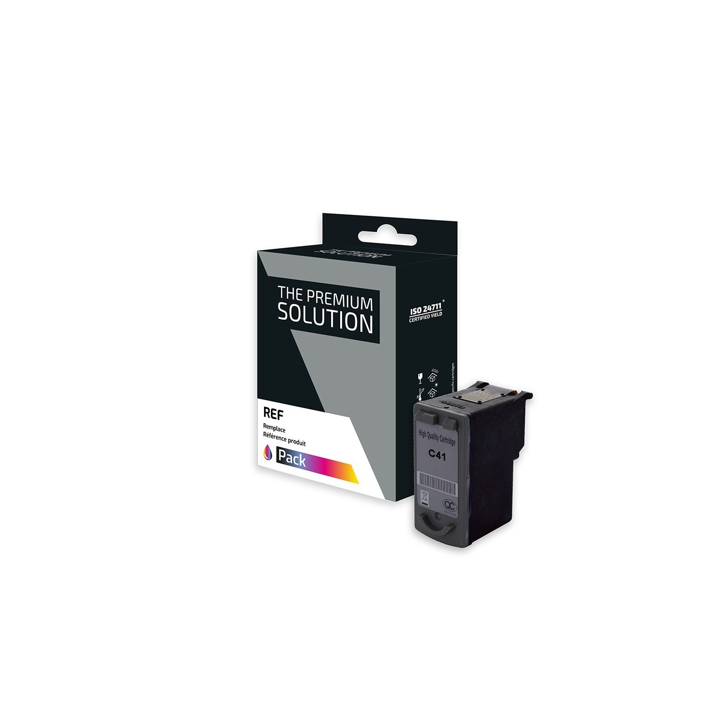 Canon C41 Cartouche compatible avec CL41, 0617B001 - Tricolor