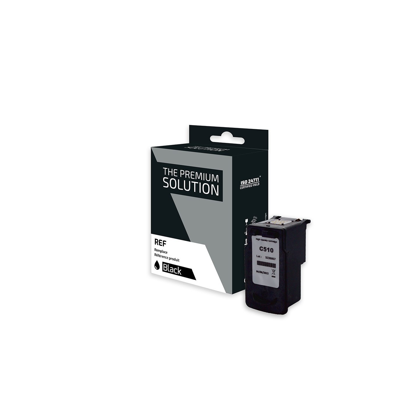 Canon C510 Cartouche compatible avec PG510, 2970B001 - Noir