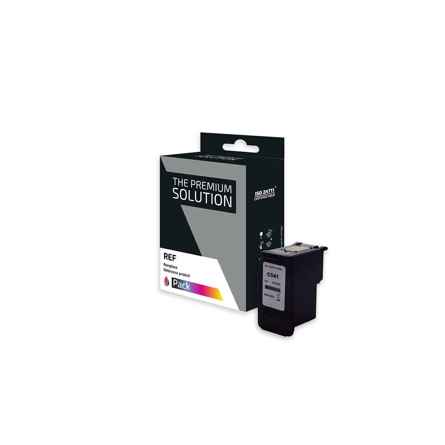 Canon C541 Cartouche compatible avec CL541, 5227B005 - Tricolor