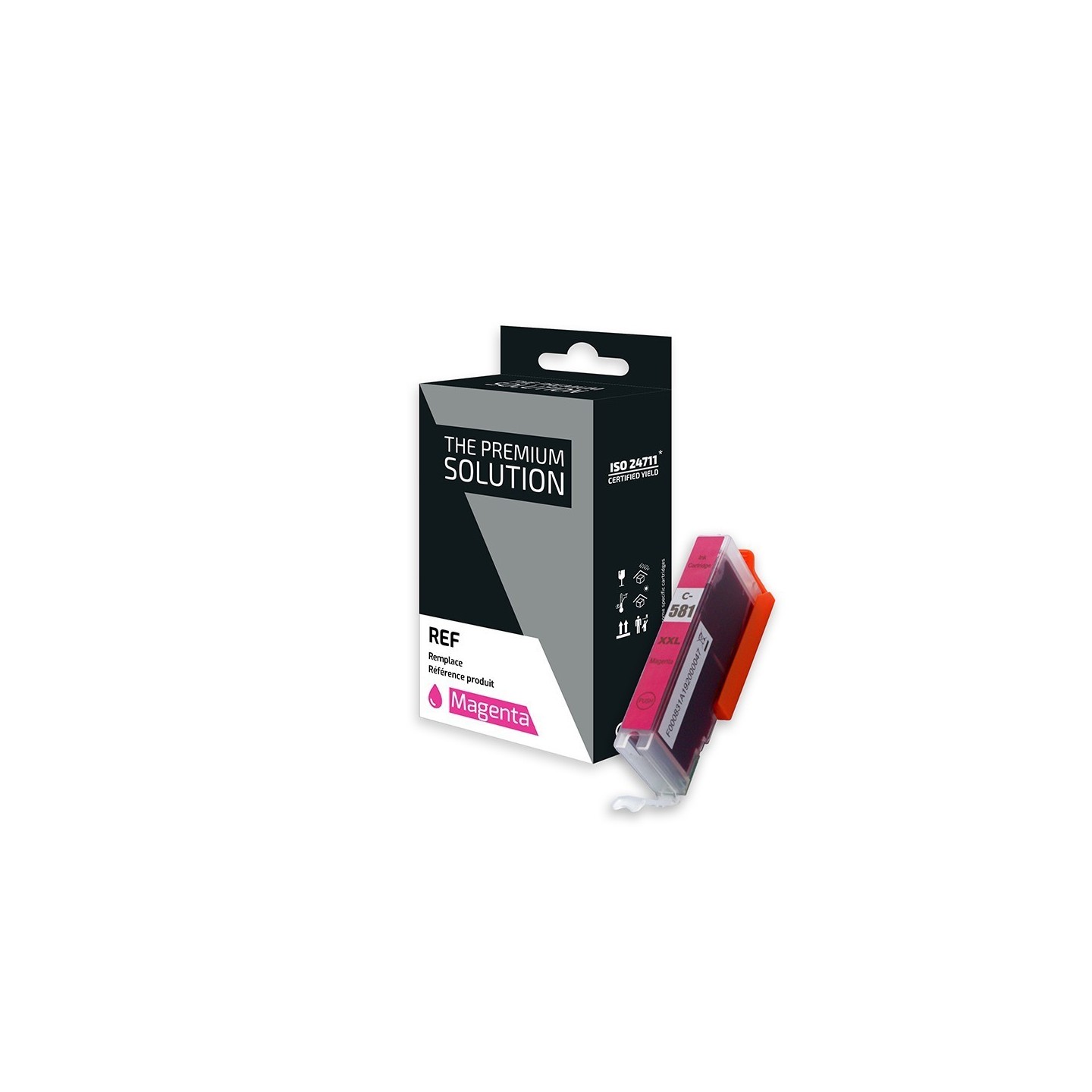 Canon C581XXLM Cartouche compatible avec CLI581MXXL, 1996C001 - Magenta