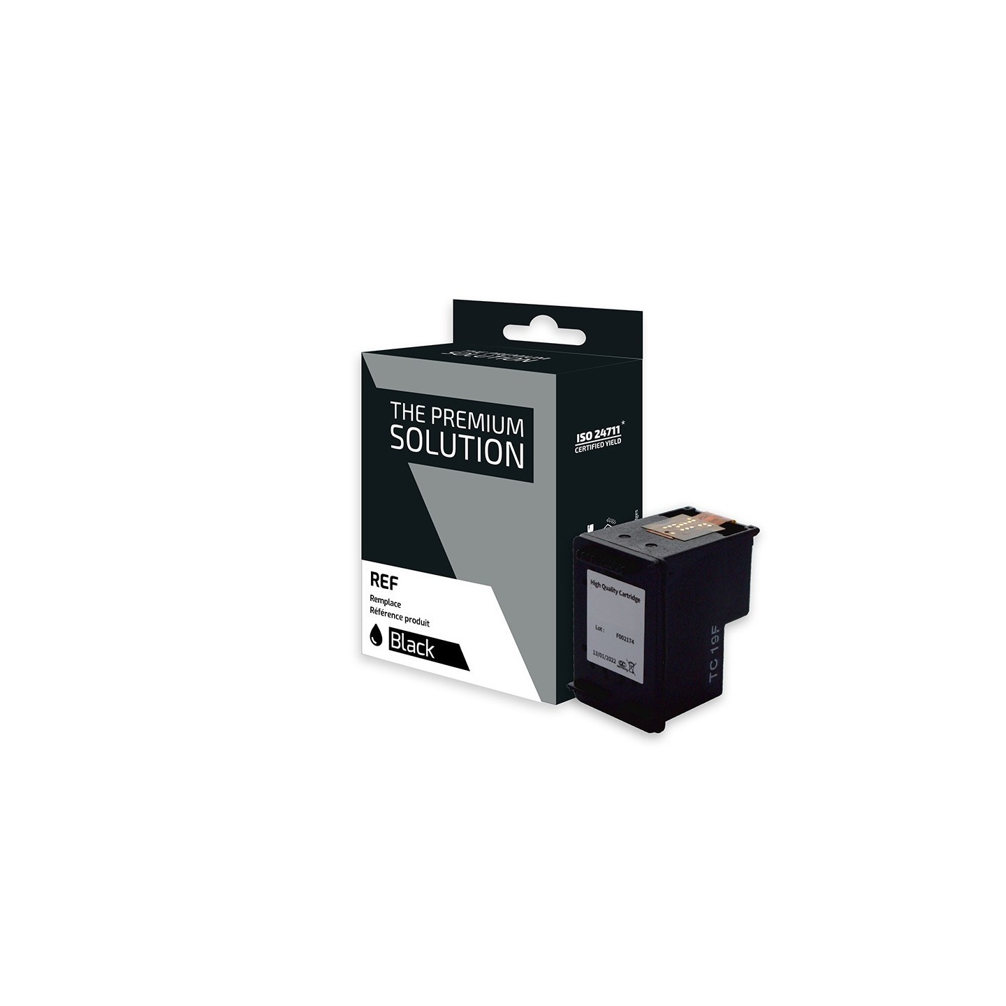 hp H62BXL Cartouche compatible avec C2P05AE - Noir