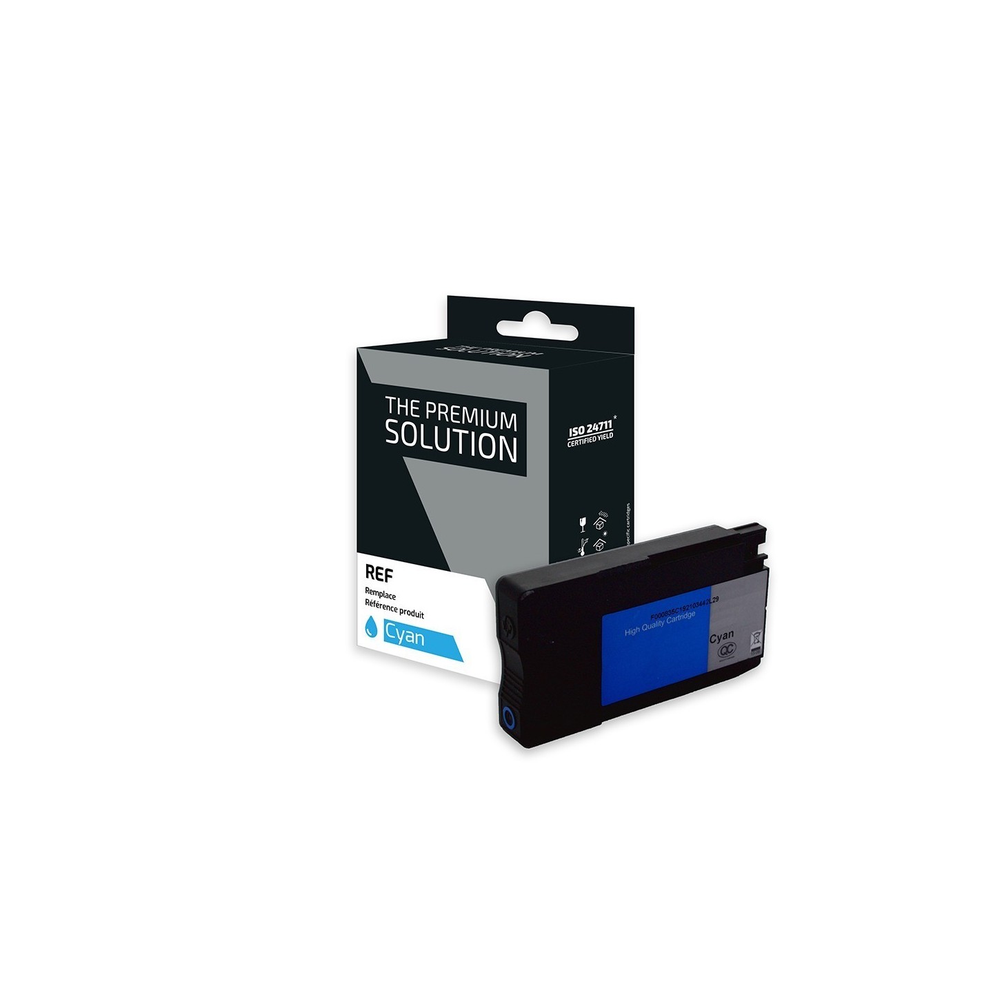 hp H951XLC Cartouche compatible avec CN046AE - Cyan