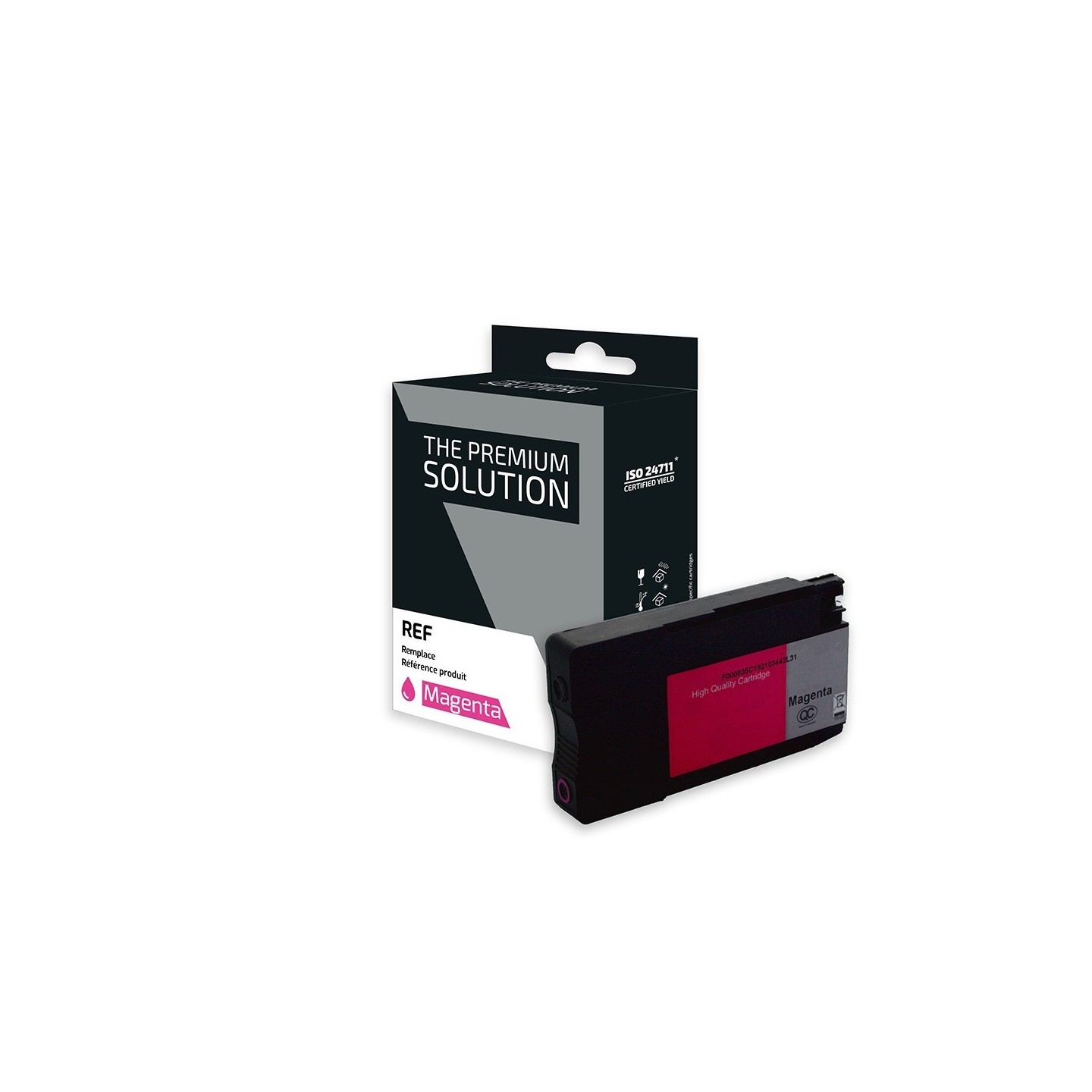 hp H951XLM Cartouche compatible avec CN047AE - Magenta