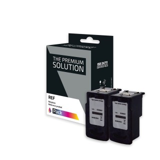 Canon C512/C513 Pack x 2 compatible avec PG512, CL513, 2969B001, 2971B001 - Noir + Tricolor