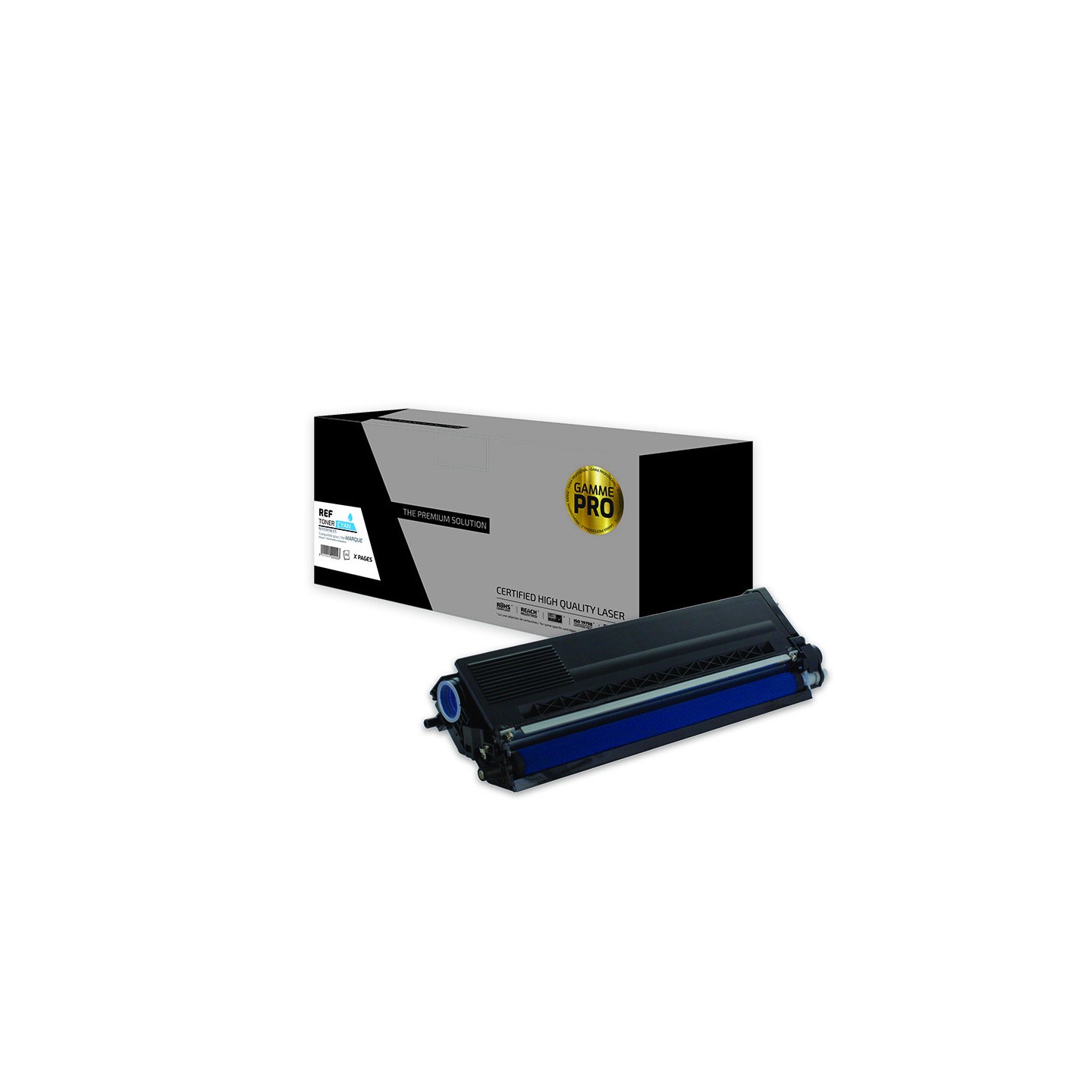 TPS BTTN325C - Toner 'Gamme PRO' compatible avec TN-320, TN-325 - Cyan