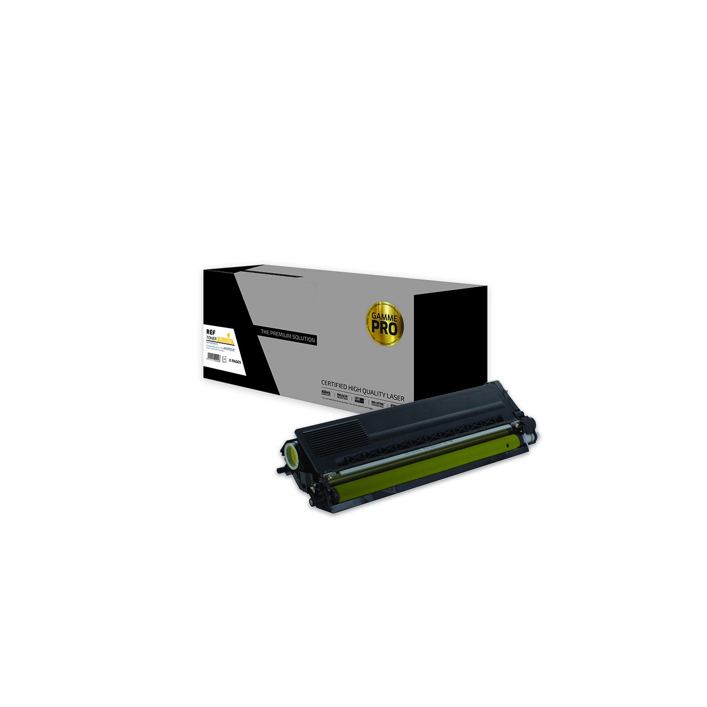 TPS BTTN325Y - Toner 'Gamme PRO' compatible avec TN-320, TN-325 - Jaune