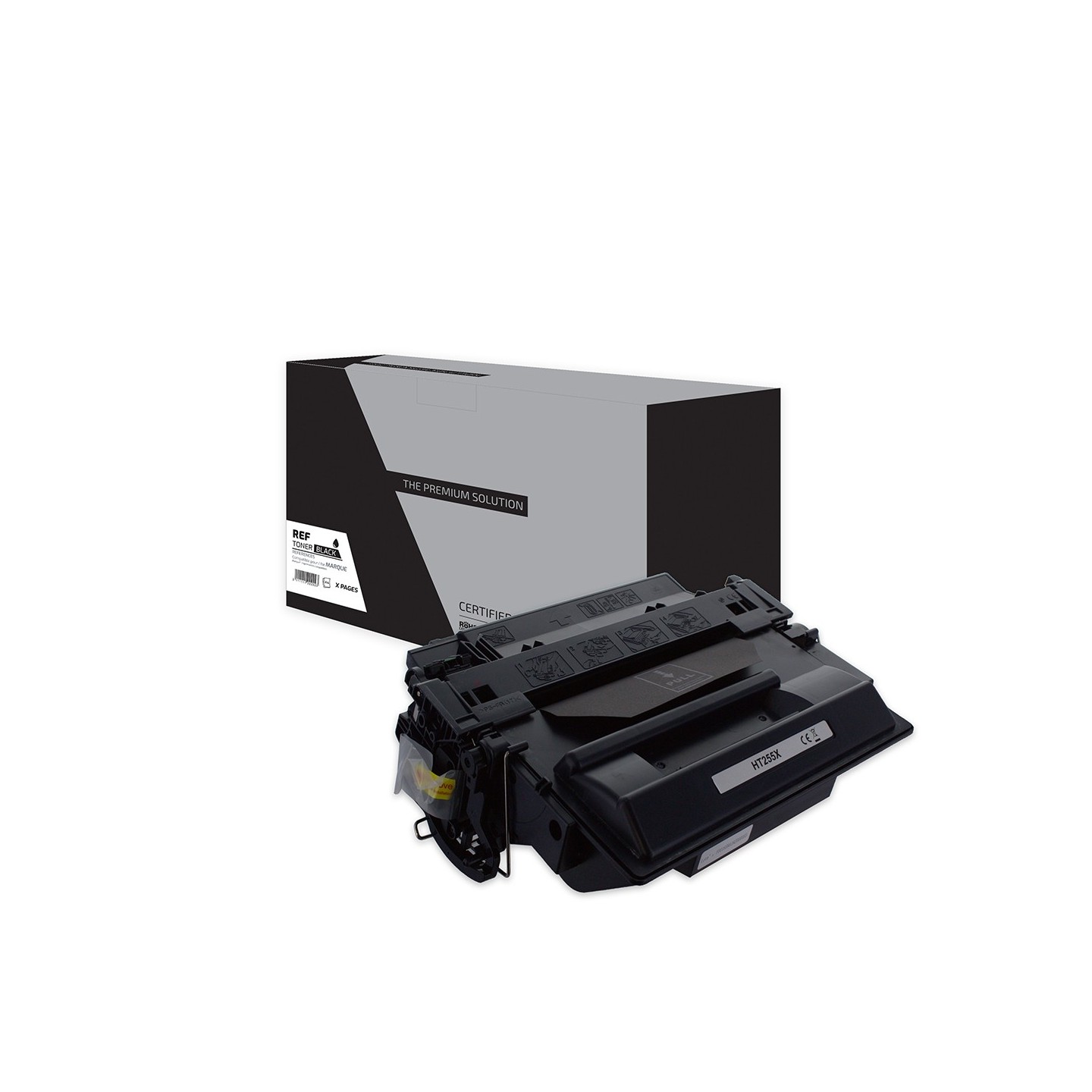 TPS HT255X - Toner compatible avec CE255X, 55X, 724H - Noir