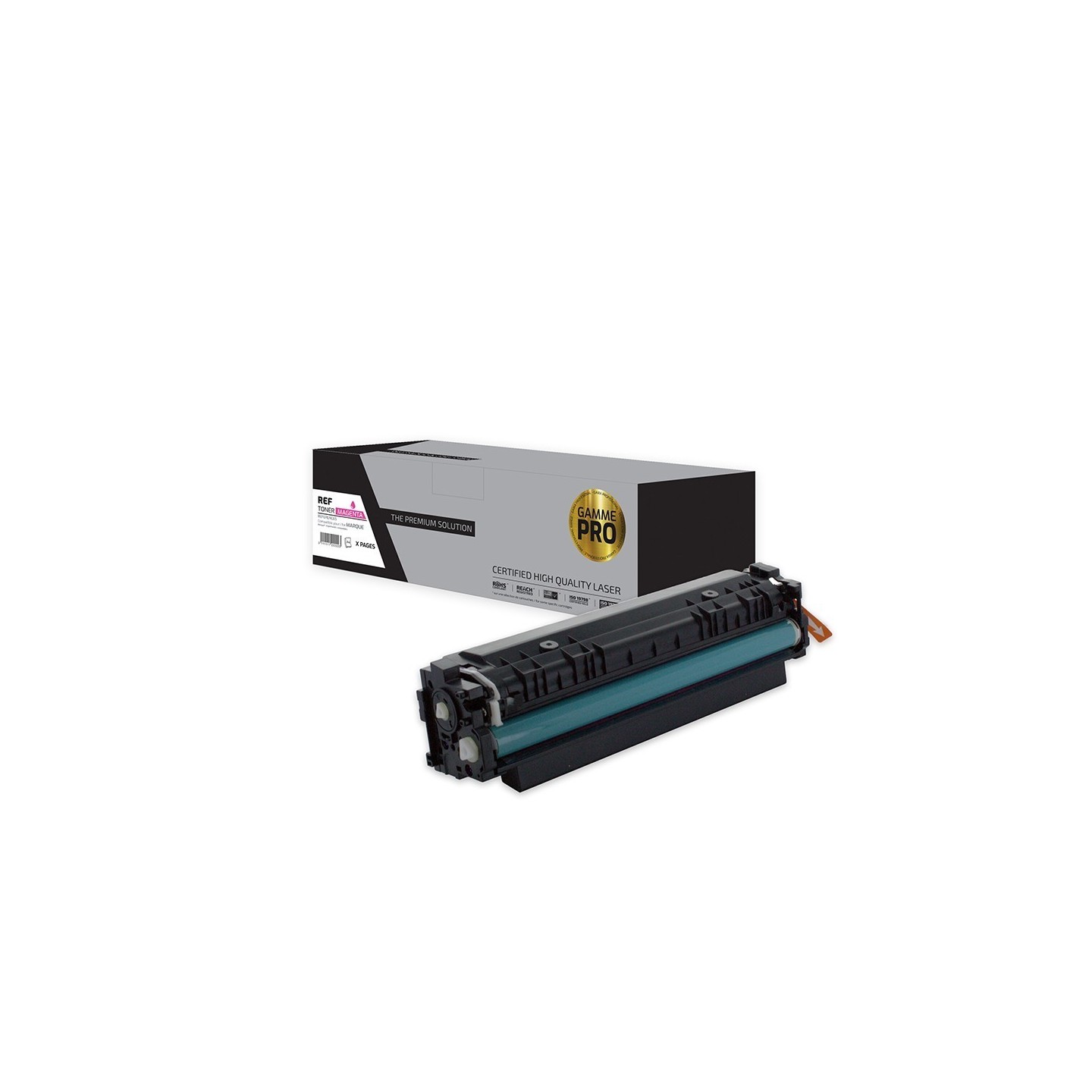 TPS HT410M/CF413A - Toner 'Gamme PRO' compatible avec CF413A - Magenta