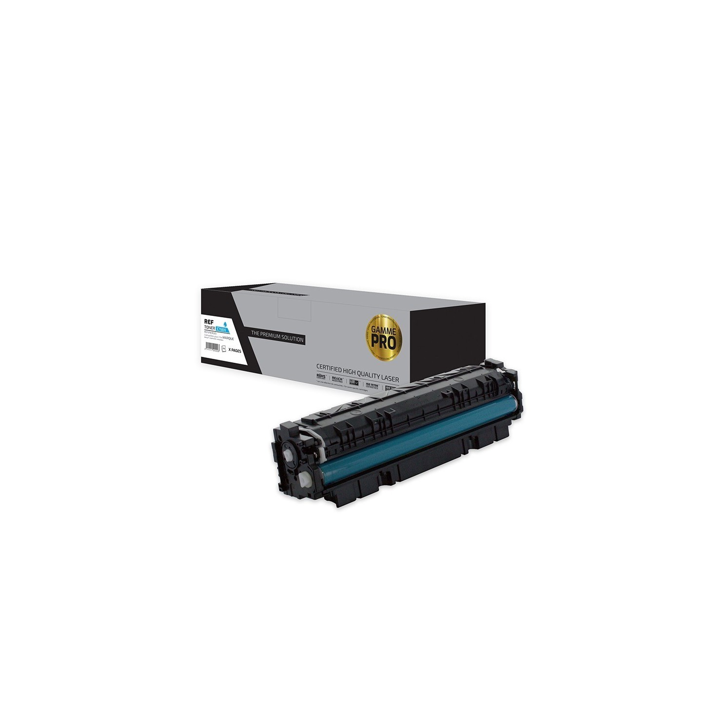 TPS HT410XC/CF411X - Toner 'Gamme PRO' compatible avec CF411X - Cyan