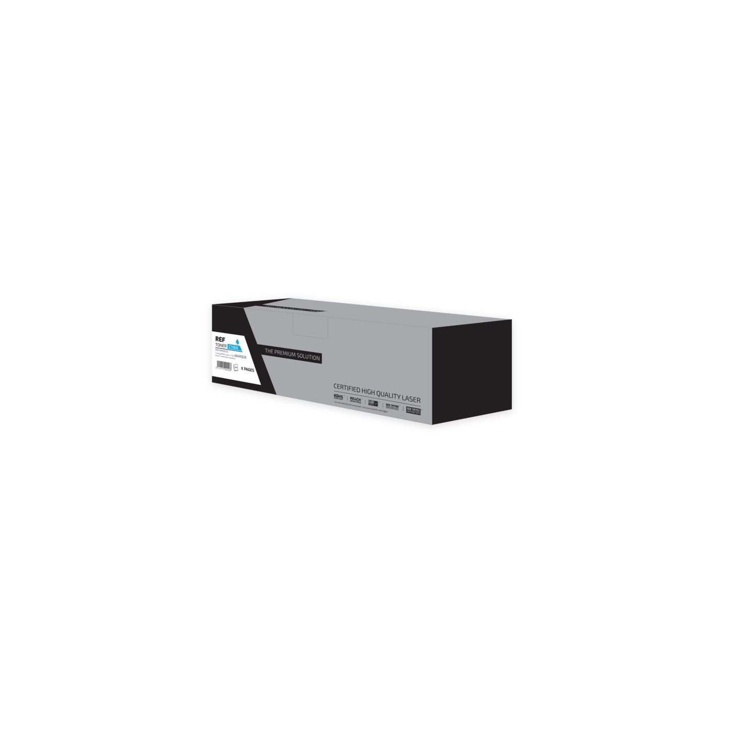 TPS HT305/CE411A/Canon 718 - Toner compatible avec CE411A, 305A, 718, 2661B002 - Cyan