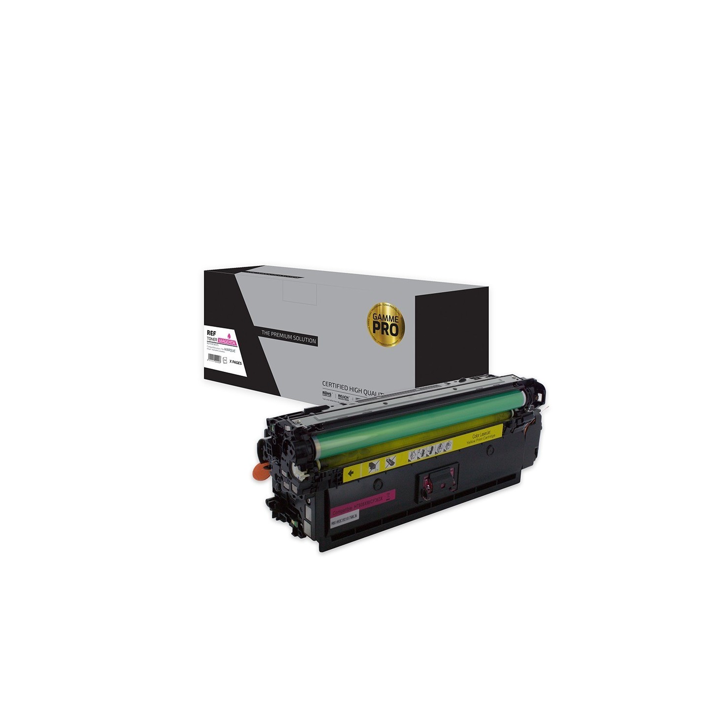 TPS HT508XM/CF363X - Toner 'Gamme PRO' compatible avec CF363X, 508X - Magenta