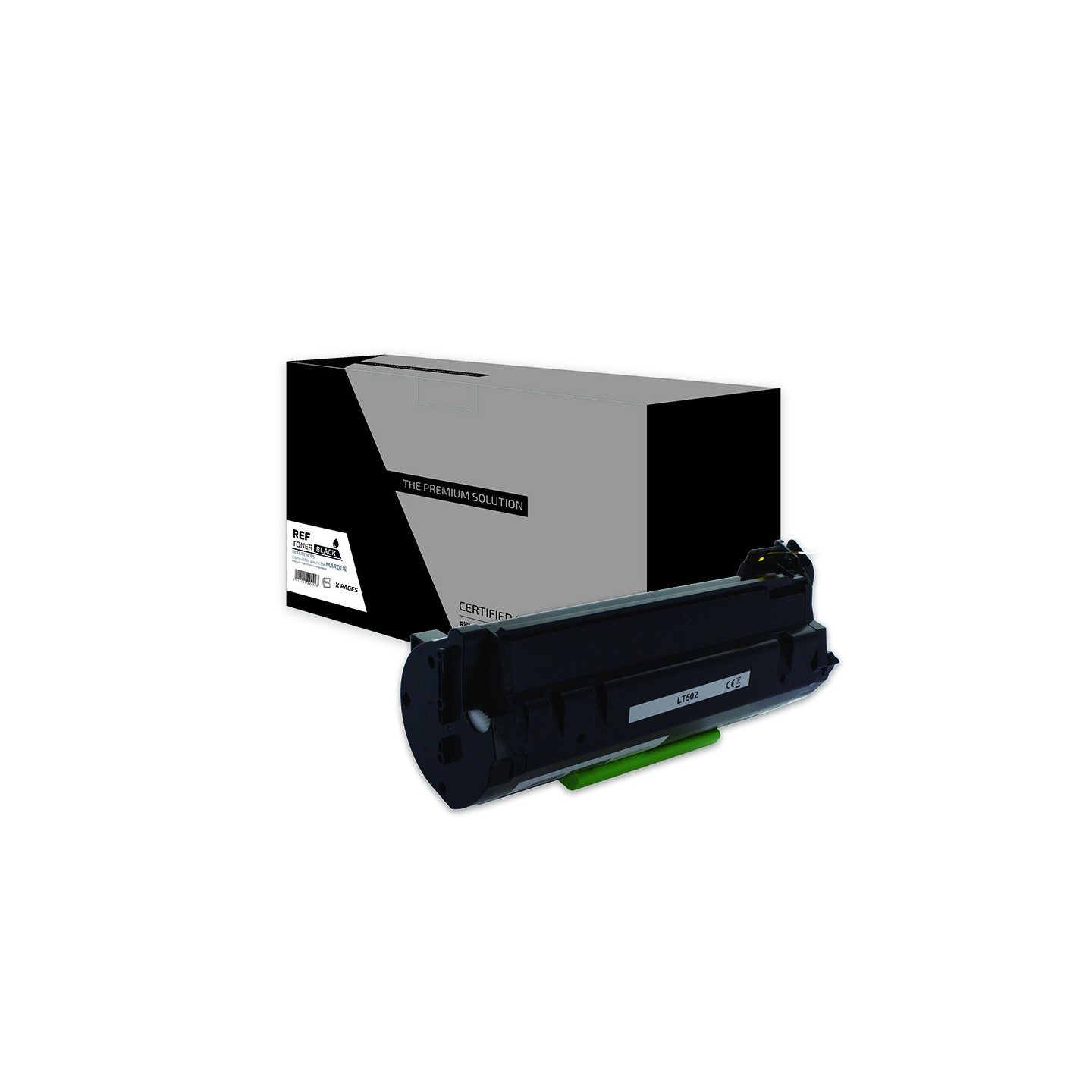 TPS LT502 - Toner compatible avec 50F0H, 50F2H - Noir