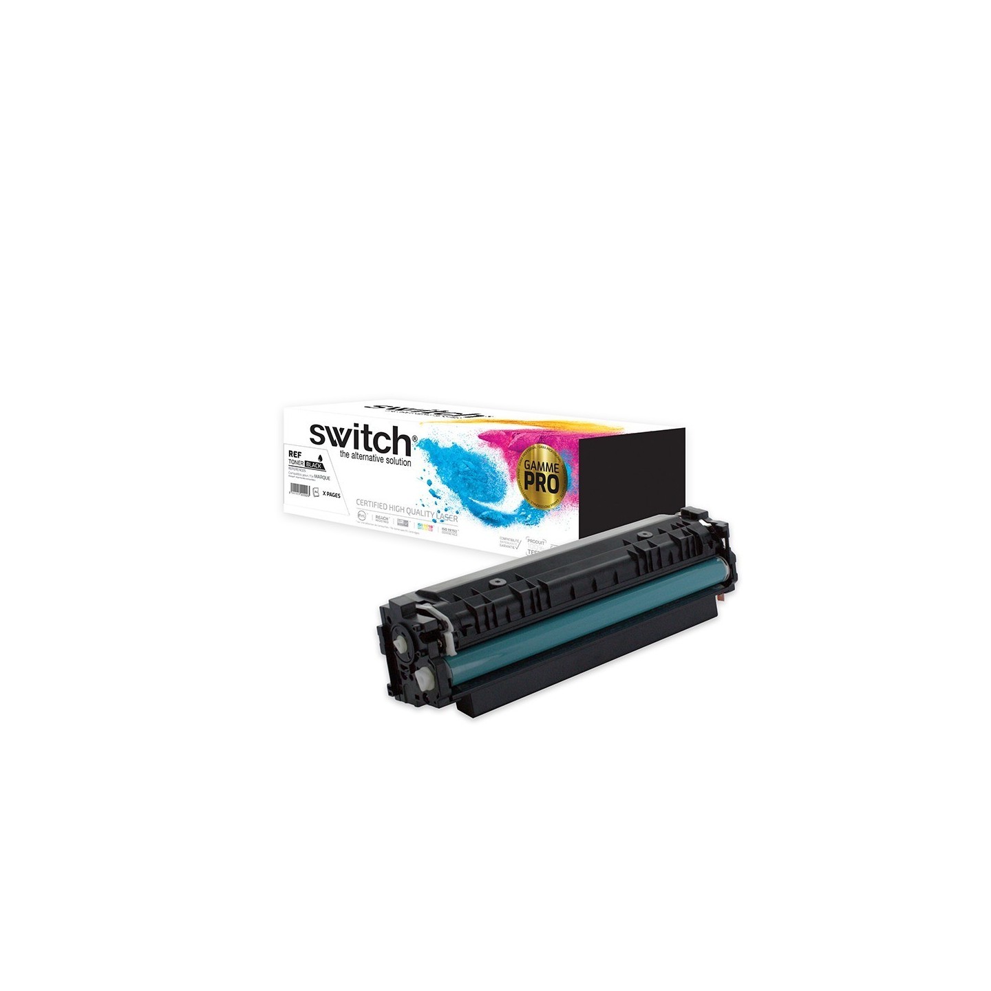 SWITCH Toner 'Gamme PRO' compatible avec CF410A - Noir