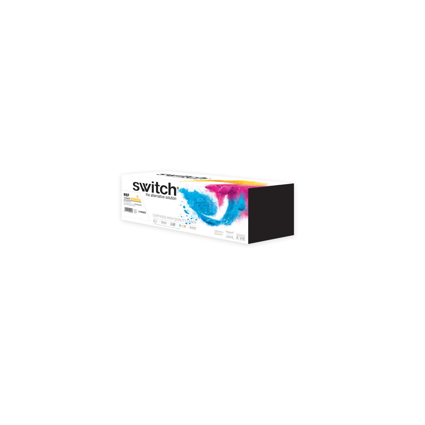 SWITCH Toner compatible avec 43872305 - Jaune