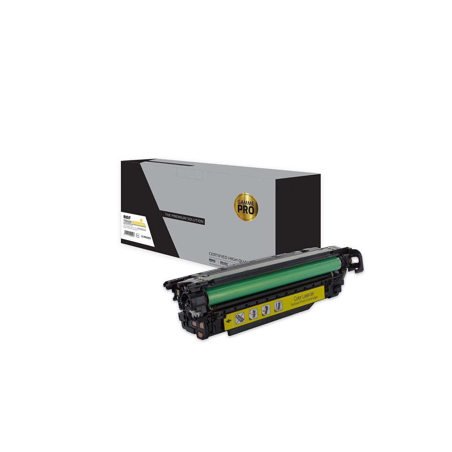 SWITCH Toner 'Gamme PRO' compatible avec CE402A, 507A - Jaune