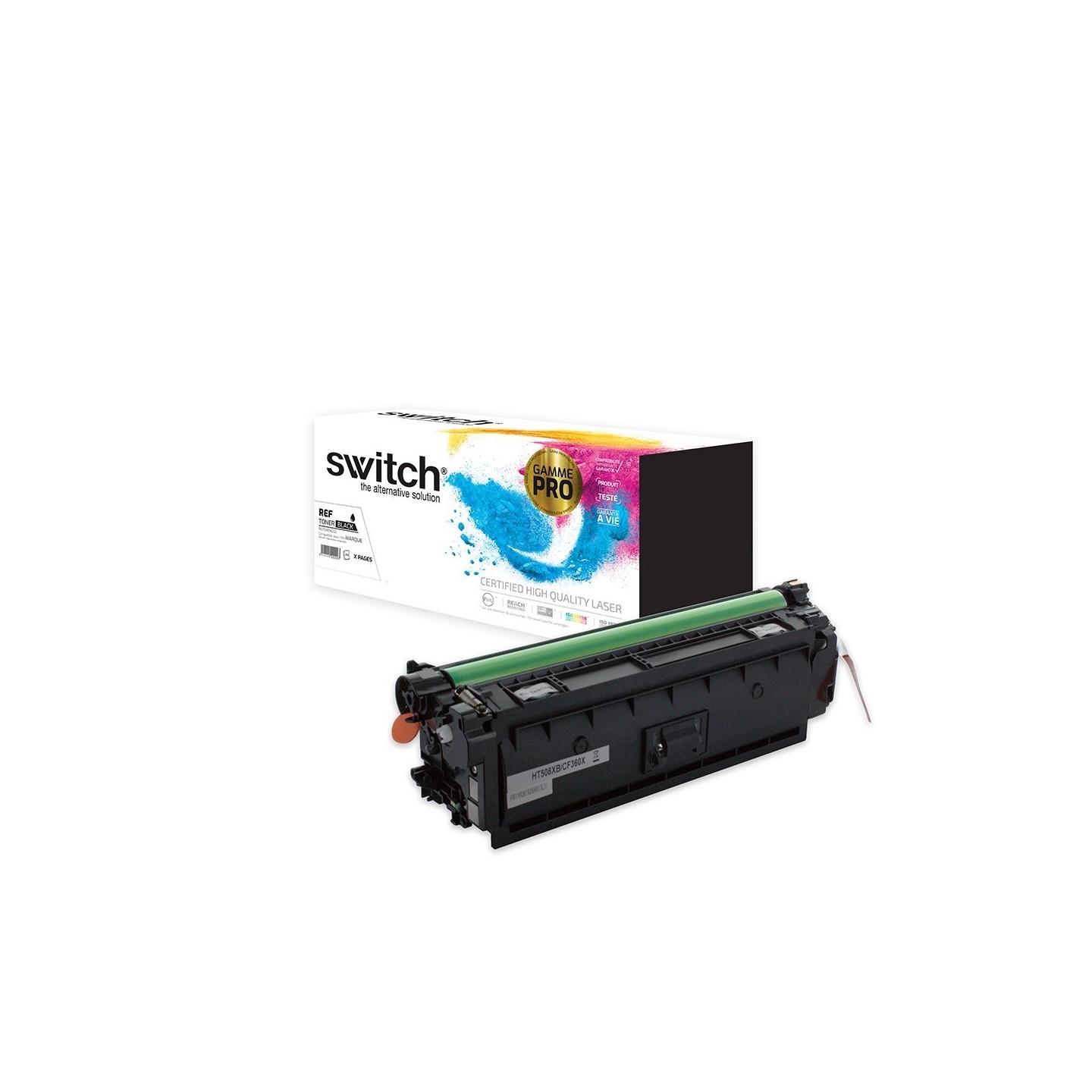 SWITCH Toner 'Gamme PRO' compatible avec CF360X, 508X - Noir