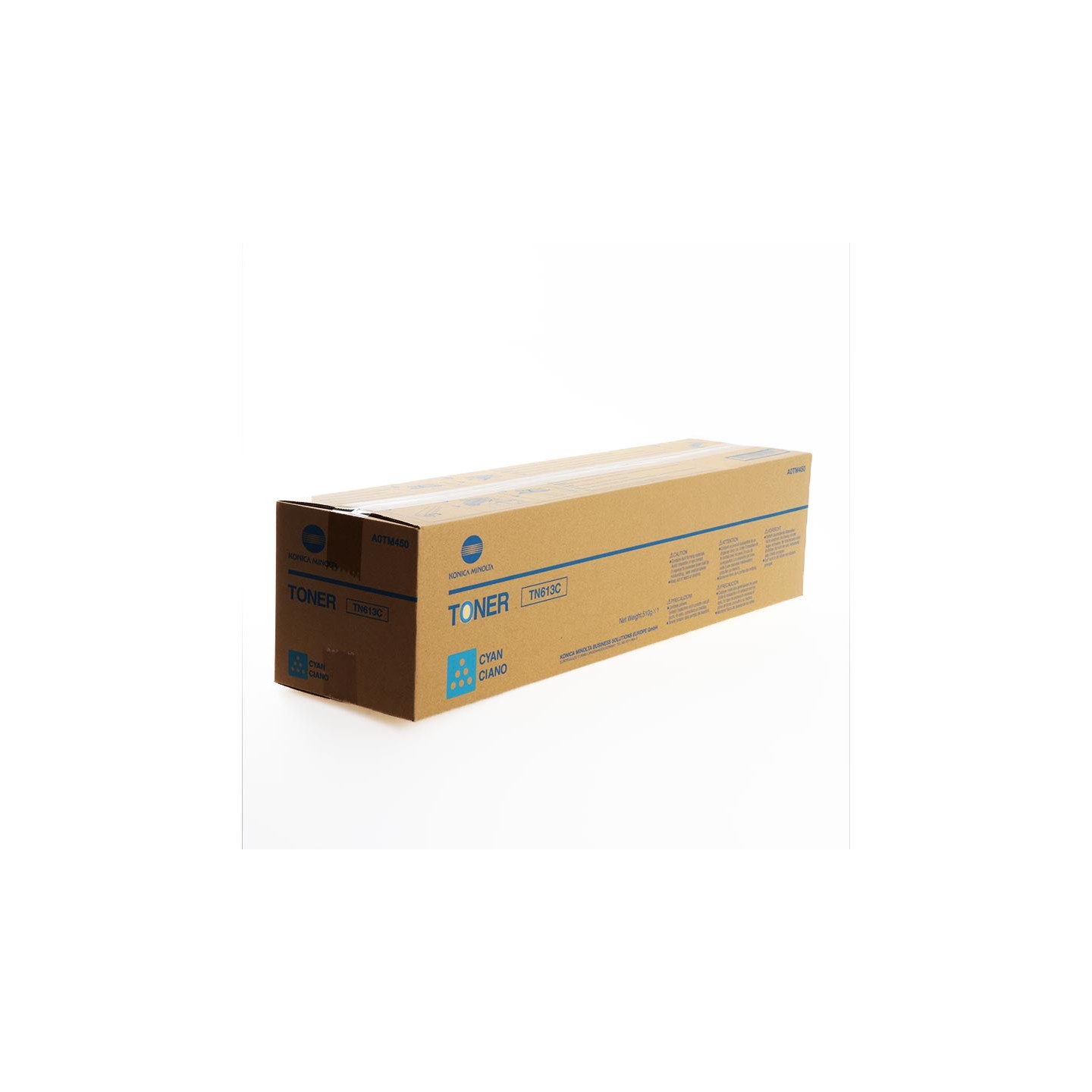 Minolta 613 - Toner authentique A0TM450 - Cyan