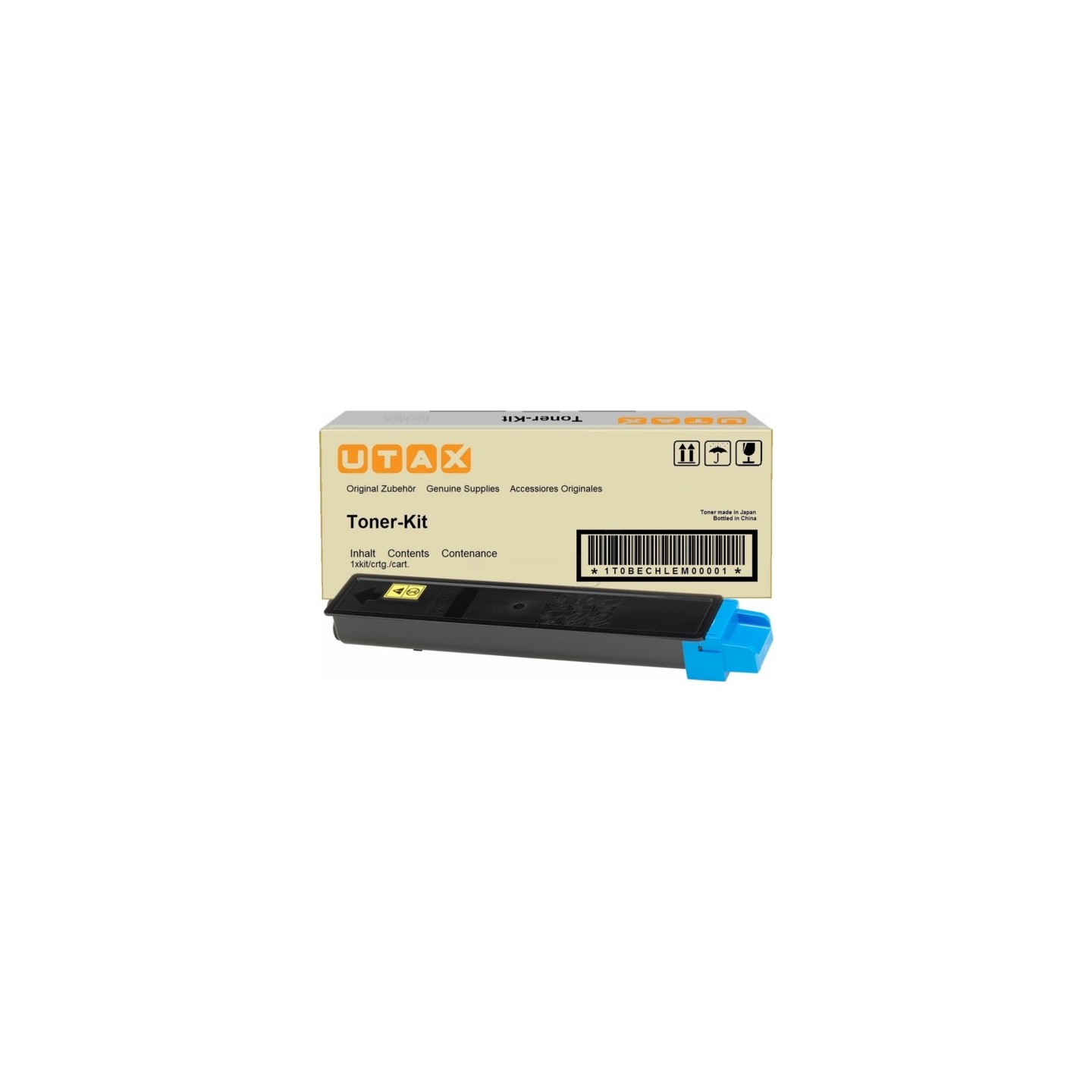 Triumph Adler 8510 - Toner authentique 662511011, CK8510C - Cyan