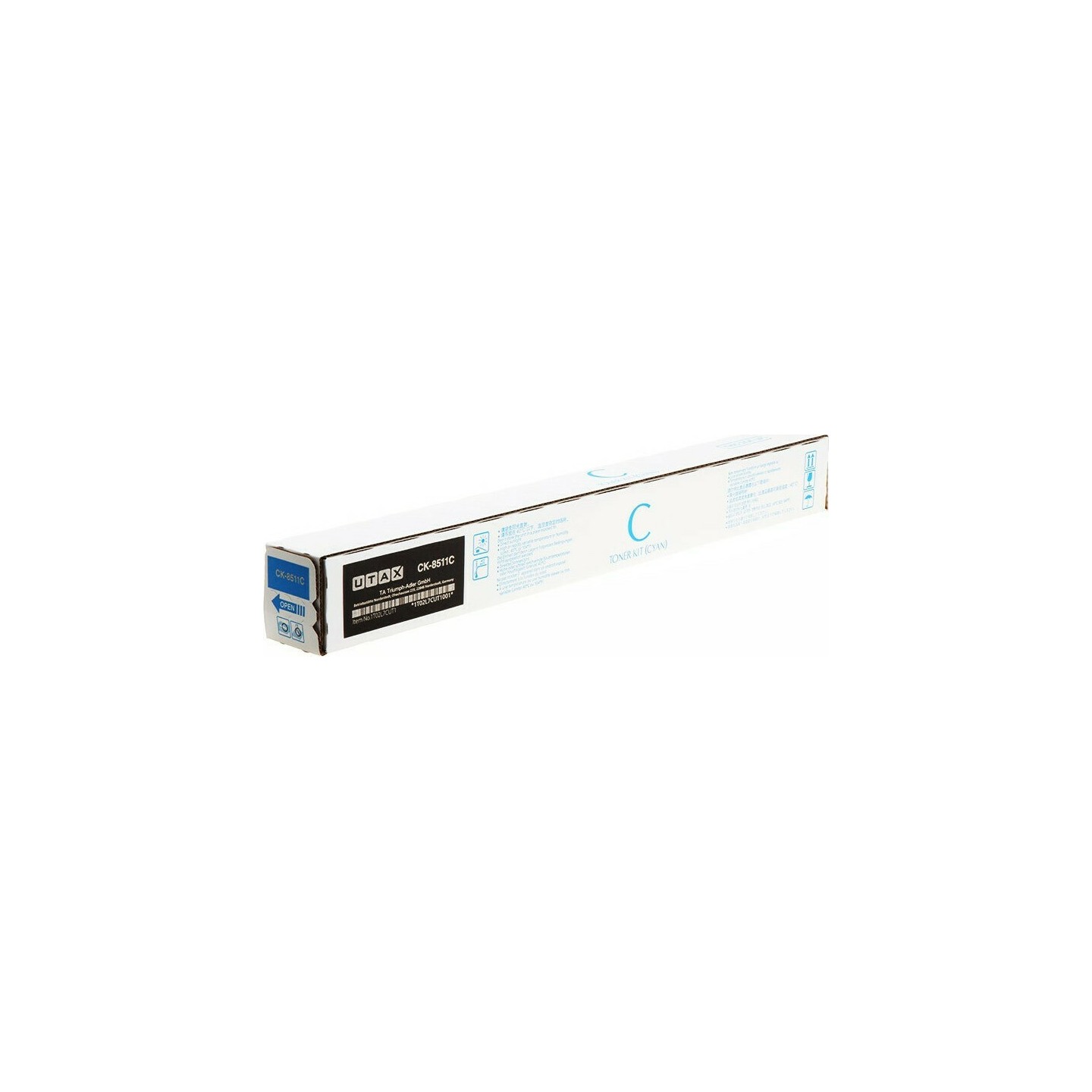Triumph Adler 8511 - Toner authentique CK8511C - Cyan