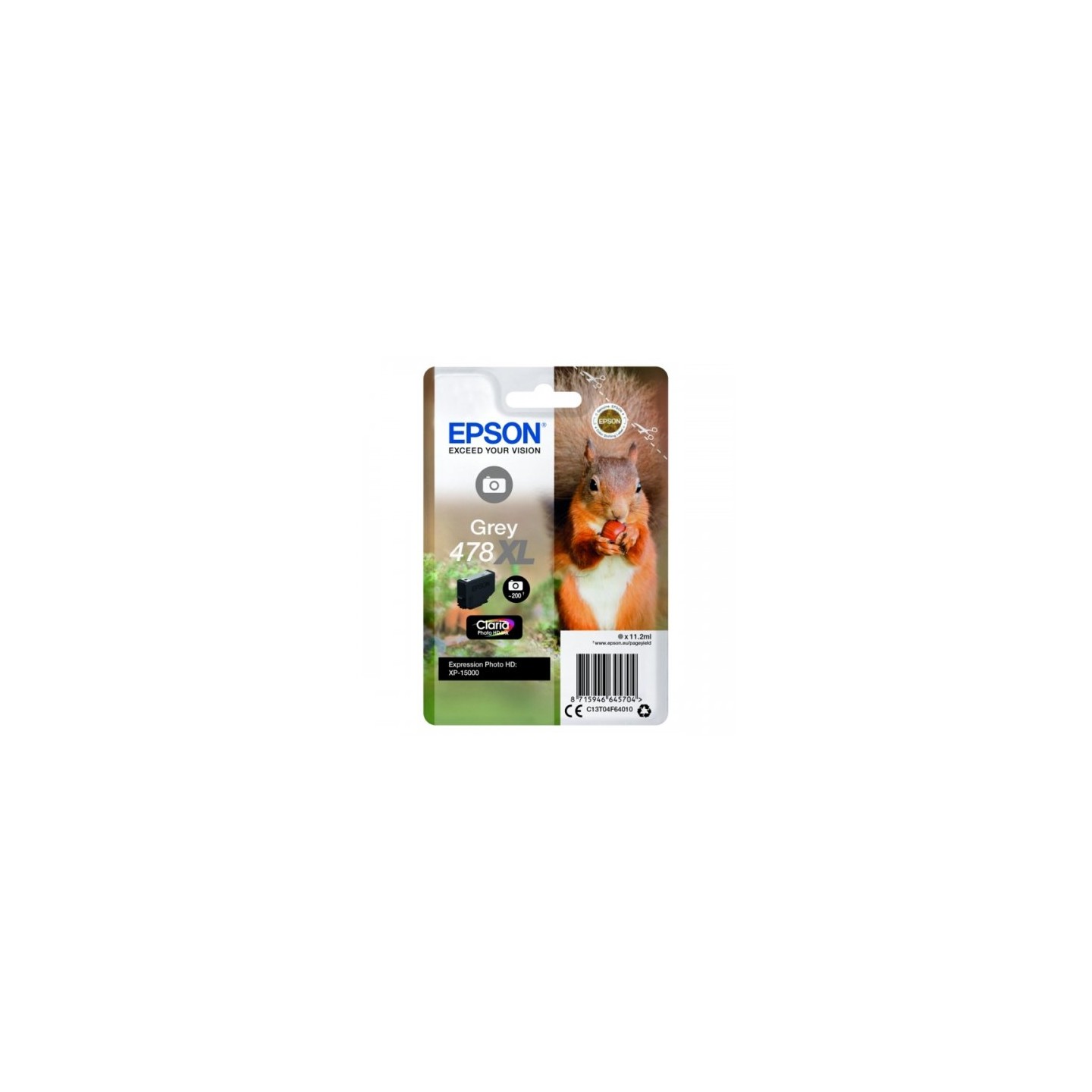 Epson E478XLgy Cartouche originale C13T04F64020 - Gris
