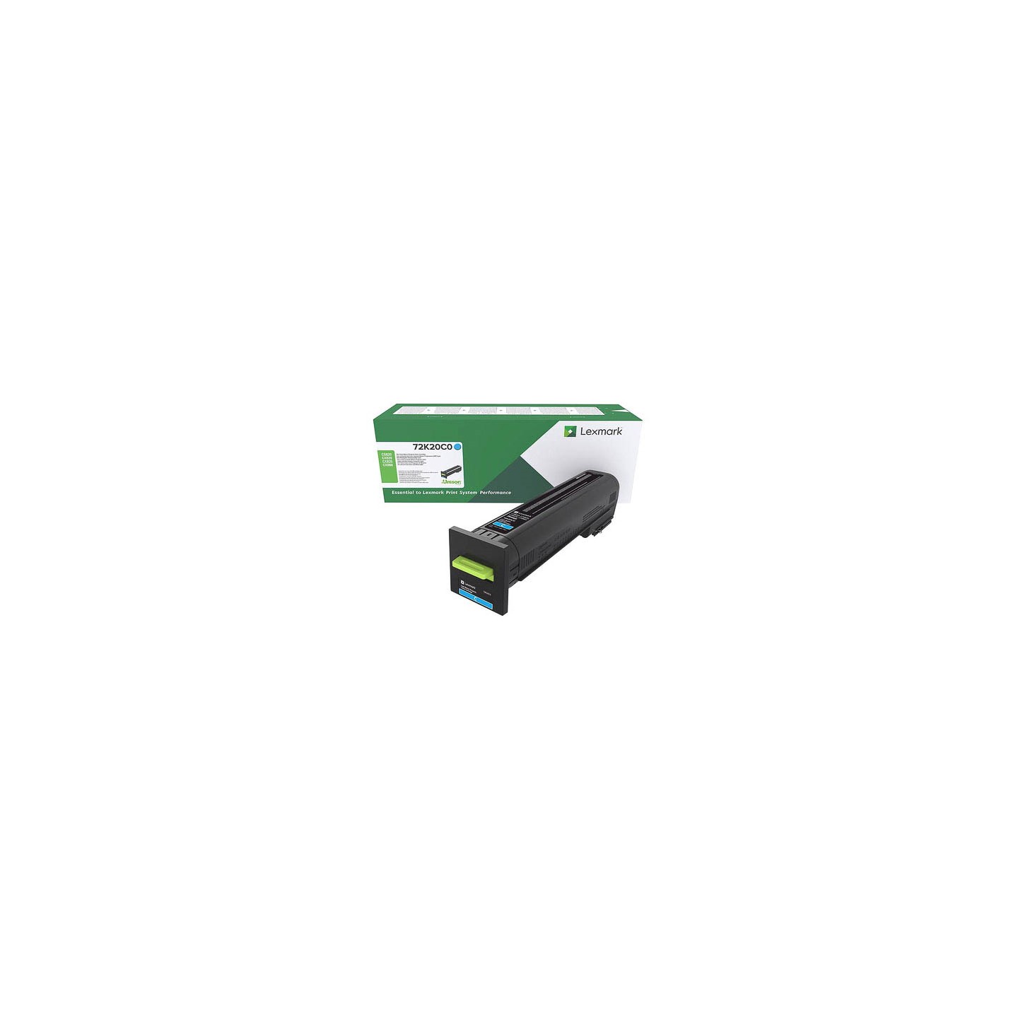Lexmark 72K20C0 - Toner authentique RETURN 72K20C0 - Cyan