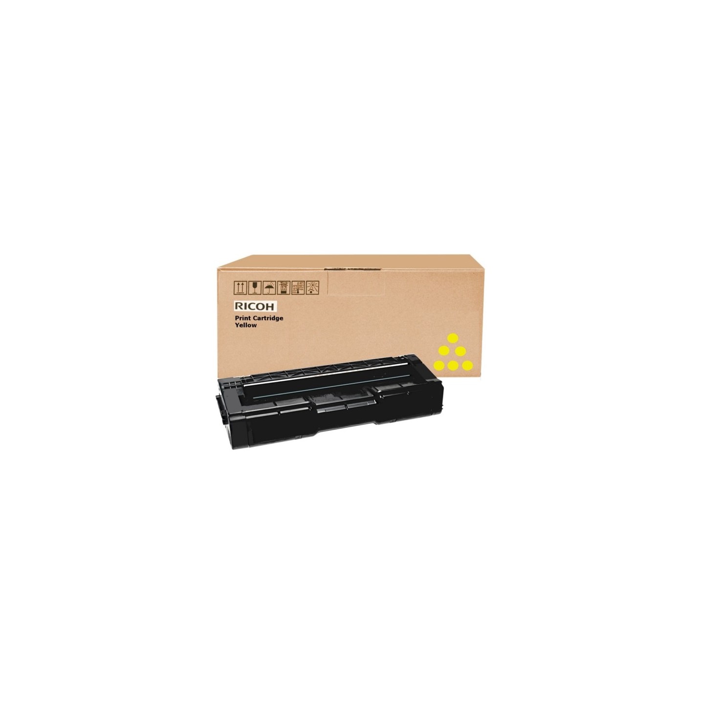 Ricoh 406351 - Toner authentique 406351 - Yellow