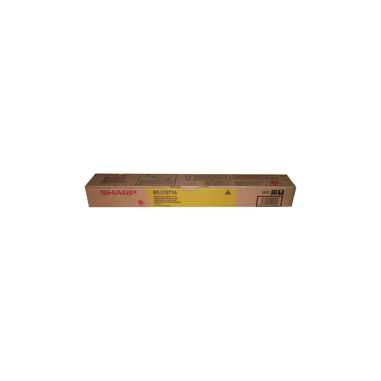 Sharp 27 - Toner authentique MX27GTYA - Yellow