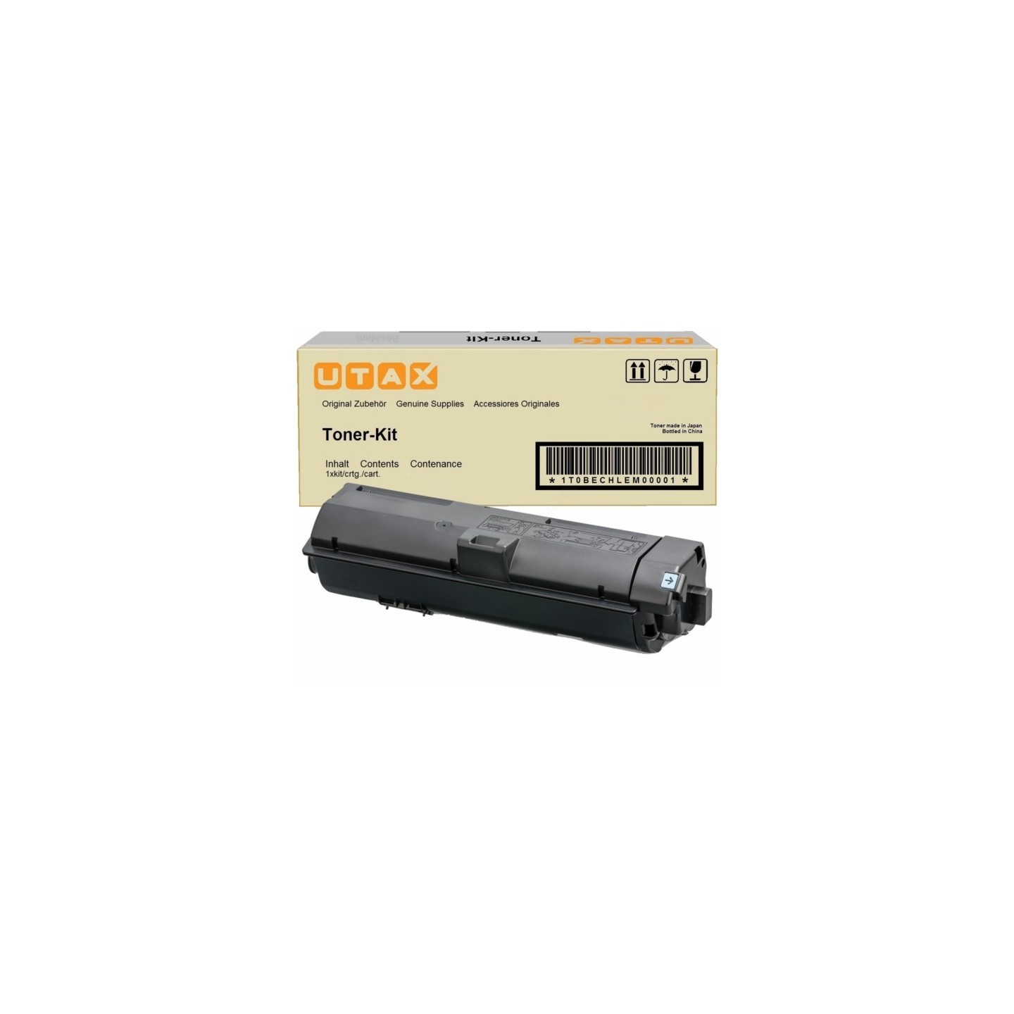 Utax 1010 - Toner authentique 1T02RV0UT0, PK1010 - Black