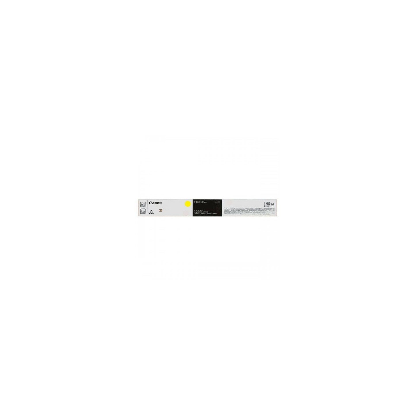 Canon EXV58 - Toner authentique 3766C002 - Yellow