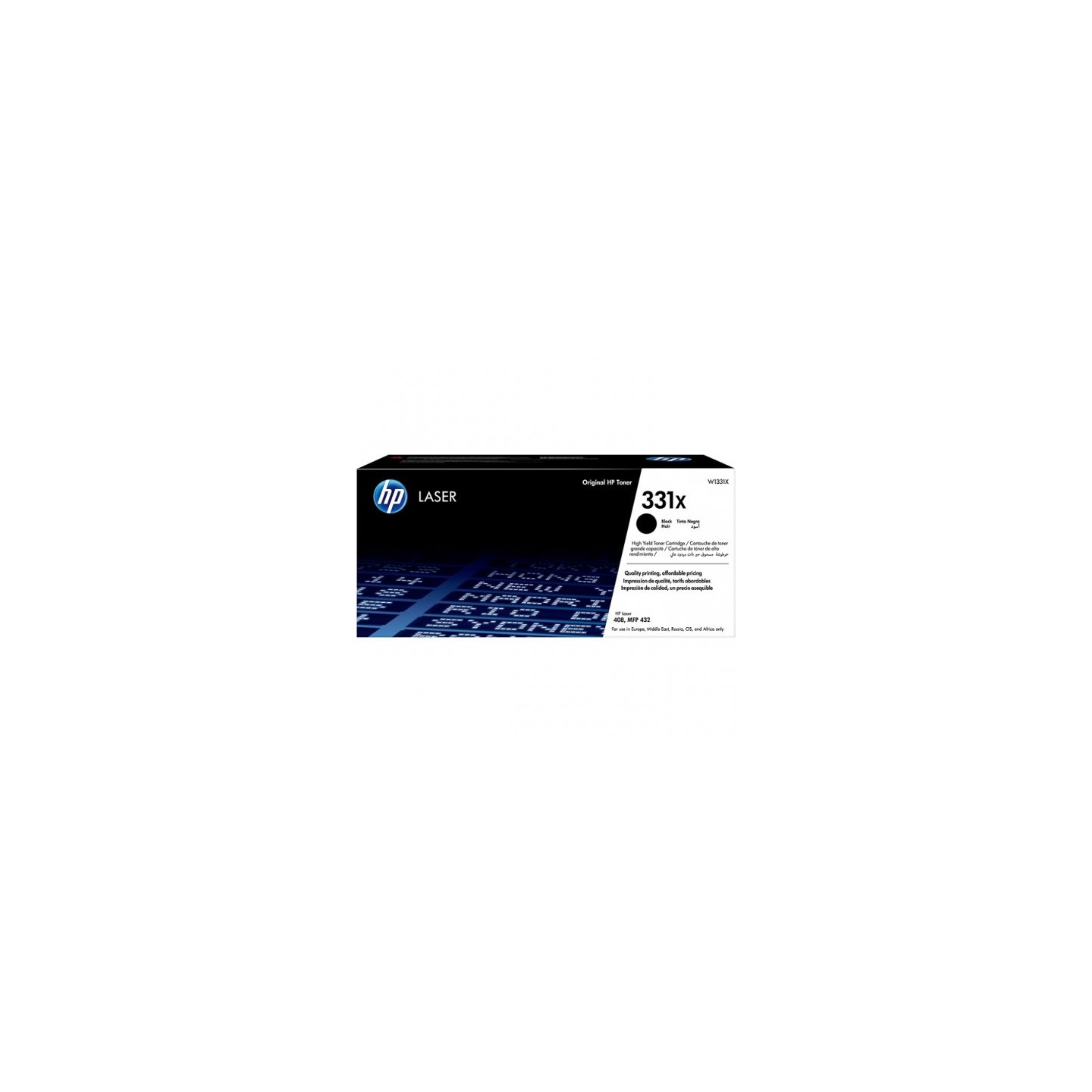 Hp 331X - Toner authentique W1331X - Black