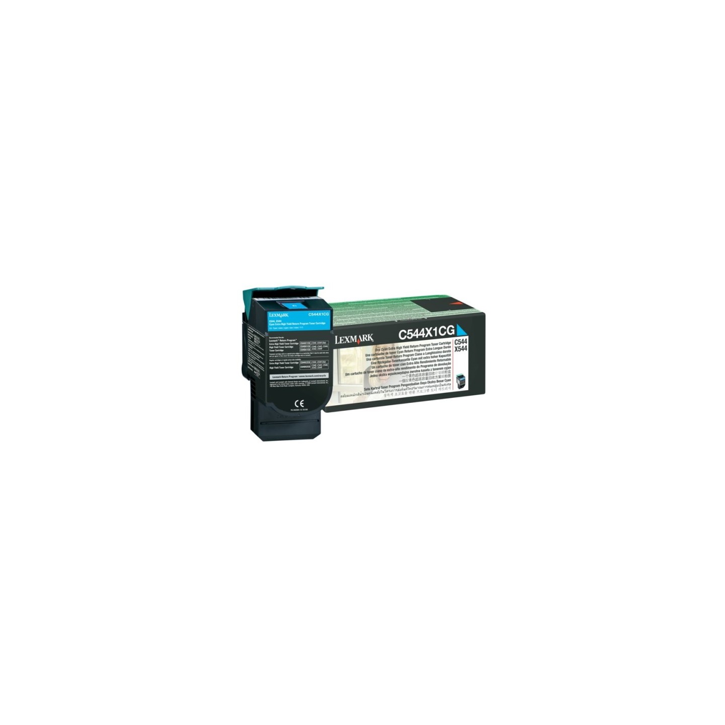 Lexmark 0C544X1CG - Toner authentique RETURN 0C544X1CG - Cyan