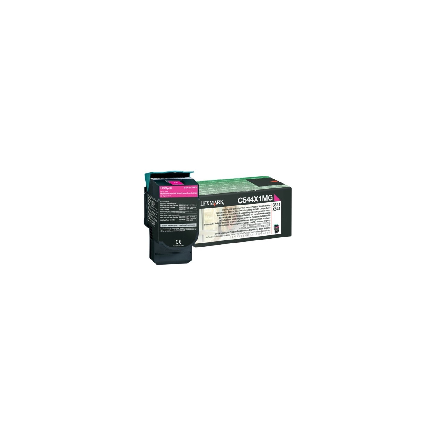 Lexmark 0C544X1MG - Toner authentique RETURN 0C544X1MG - Magenta