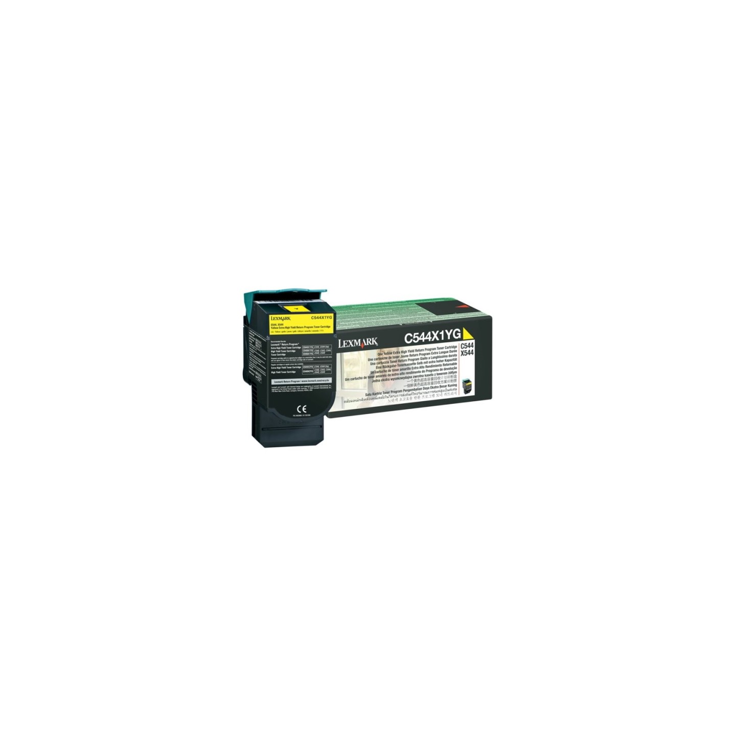 Lexmark 0C544X1YG - Toner authentique RETURN 0C544X1YG - Yellow