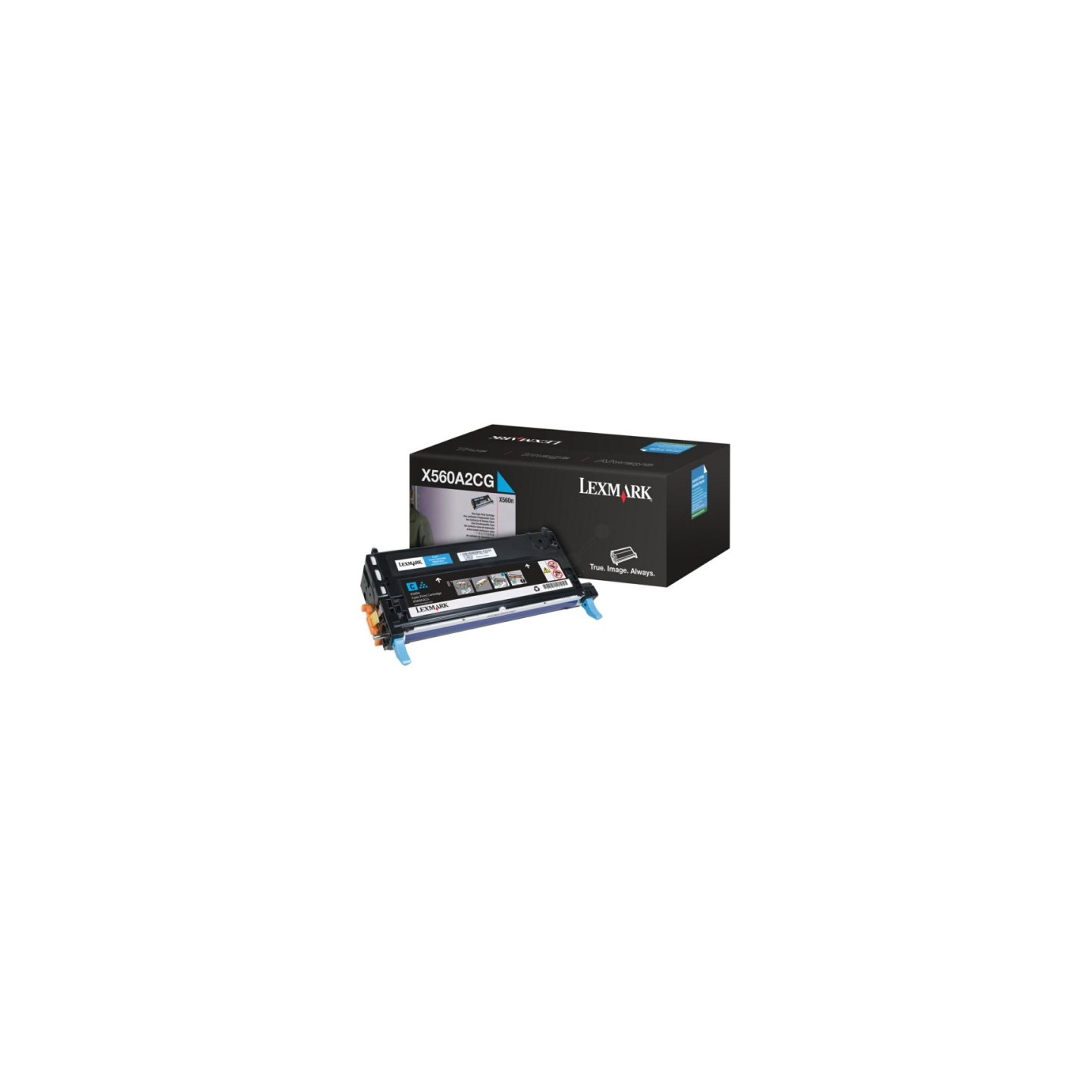 Lexmark 0X560A2CG - Toner authentique 0X560A2CG - Cyan
