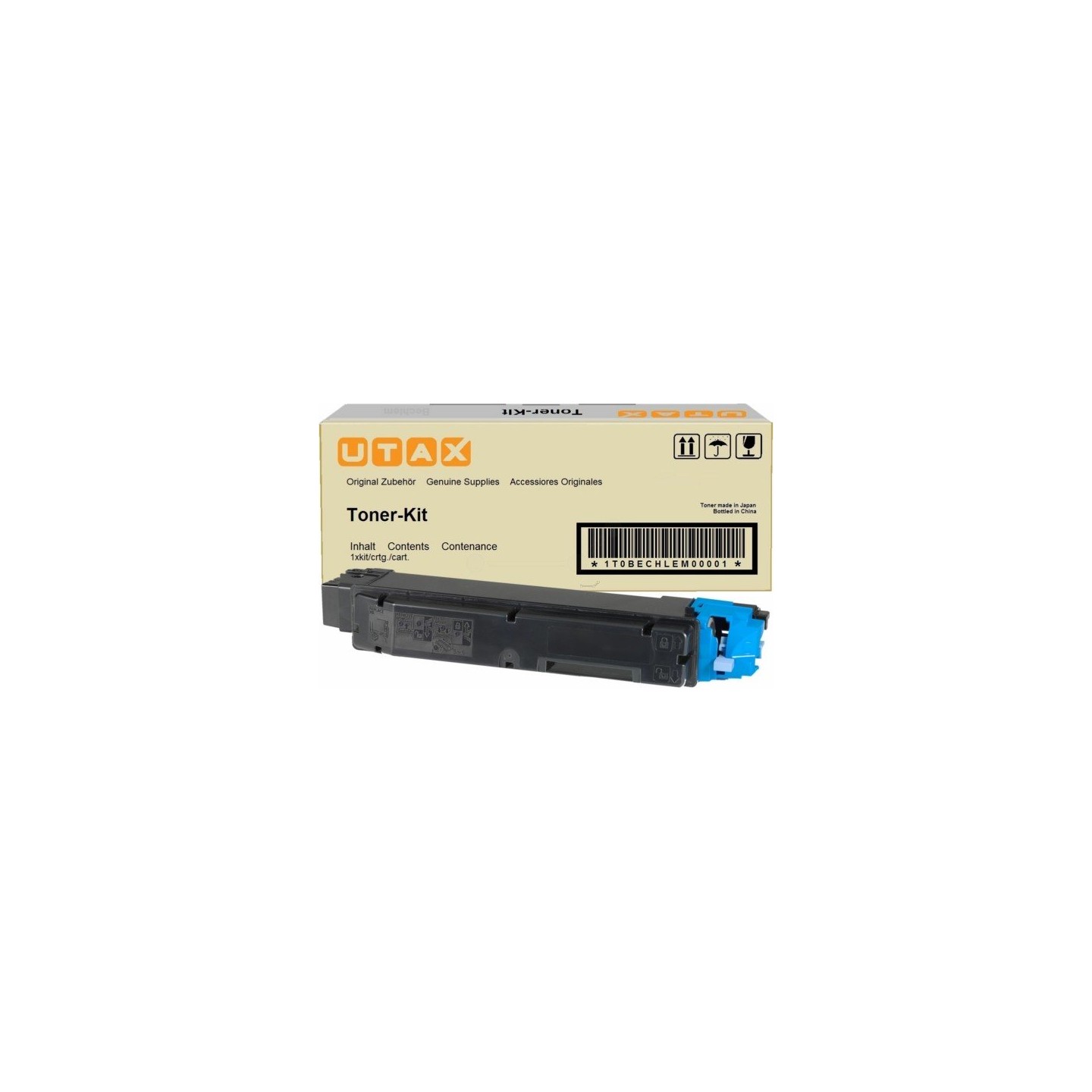 Utax 5012 - Toner authentique 1T02NSCUT0, PK5012C - Cyan