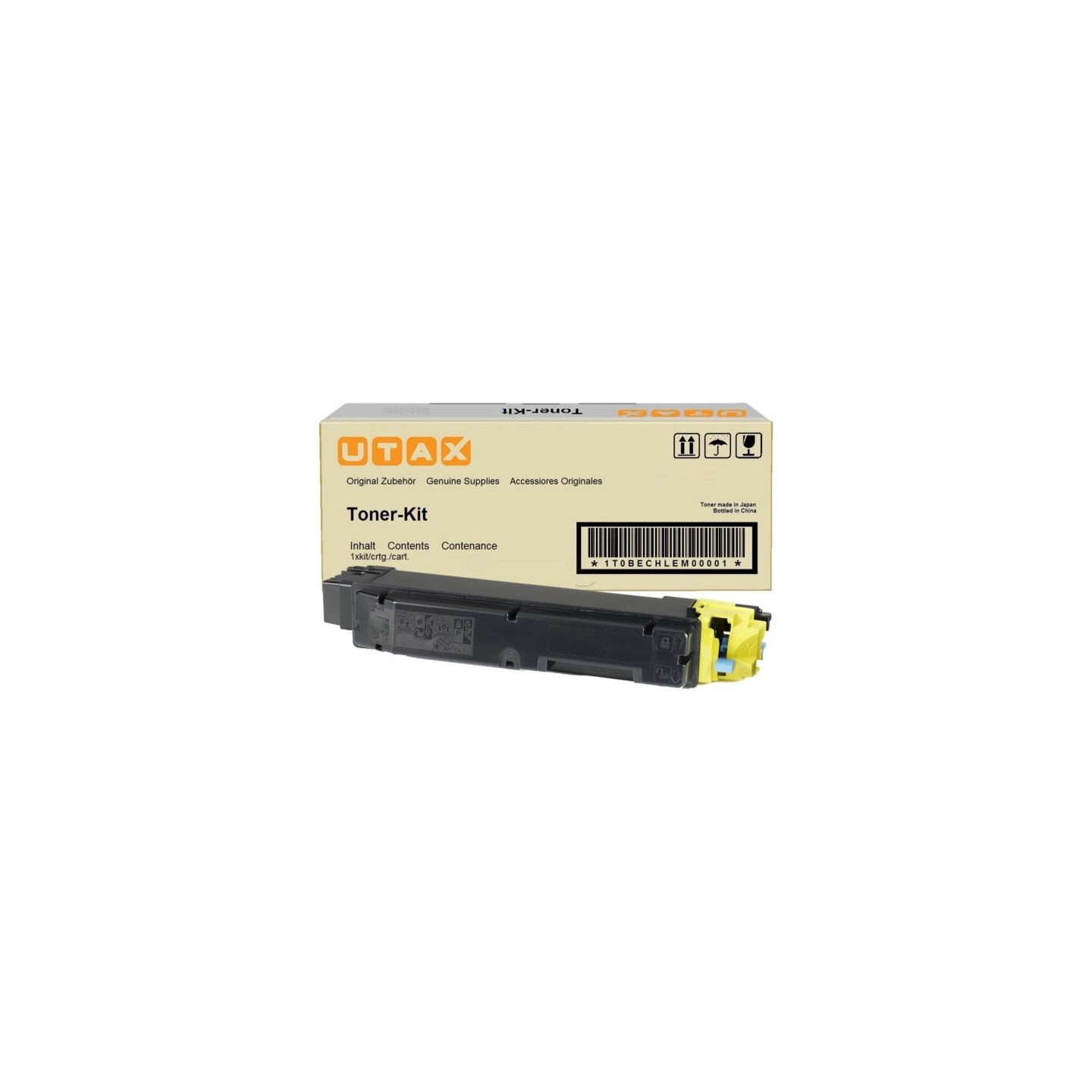 Utax 5012 - Toner authentique 1T02NSAUT0, PK5012Y - Yellow