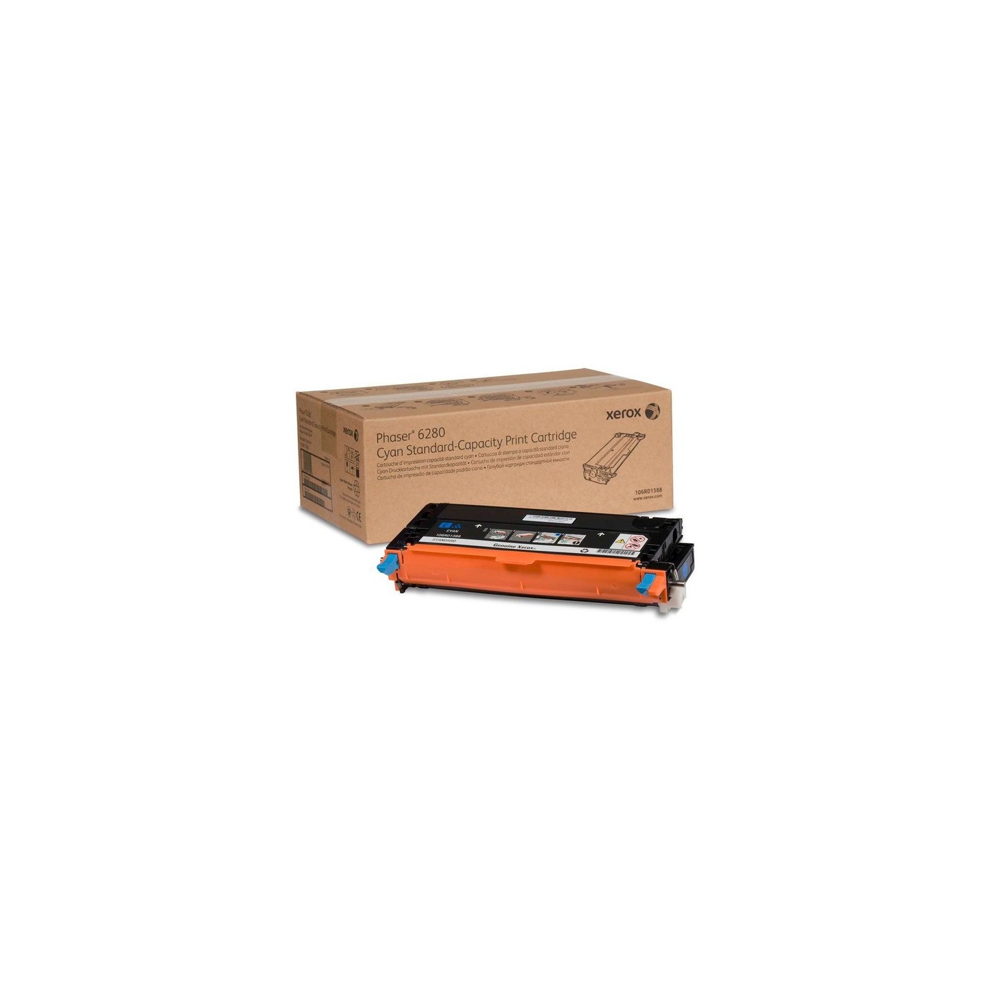 Xerox 6280 - Toner authentique 106R01388 - Cyan