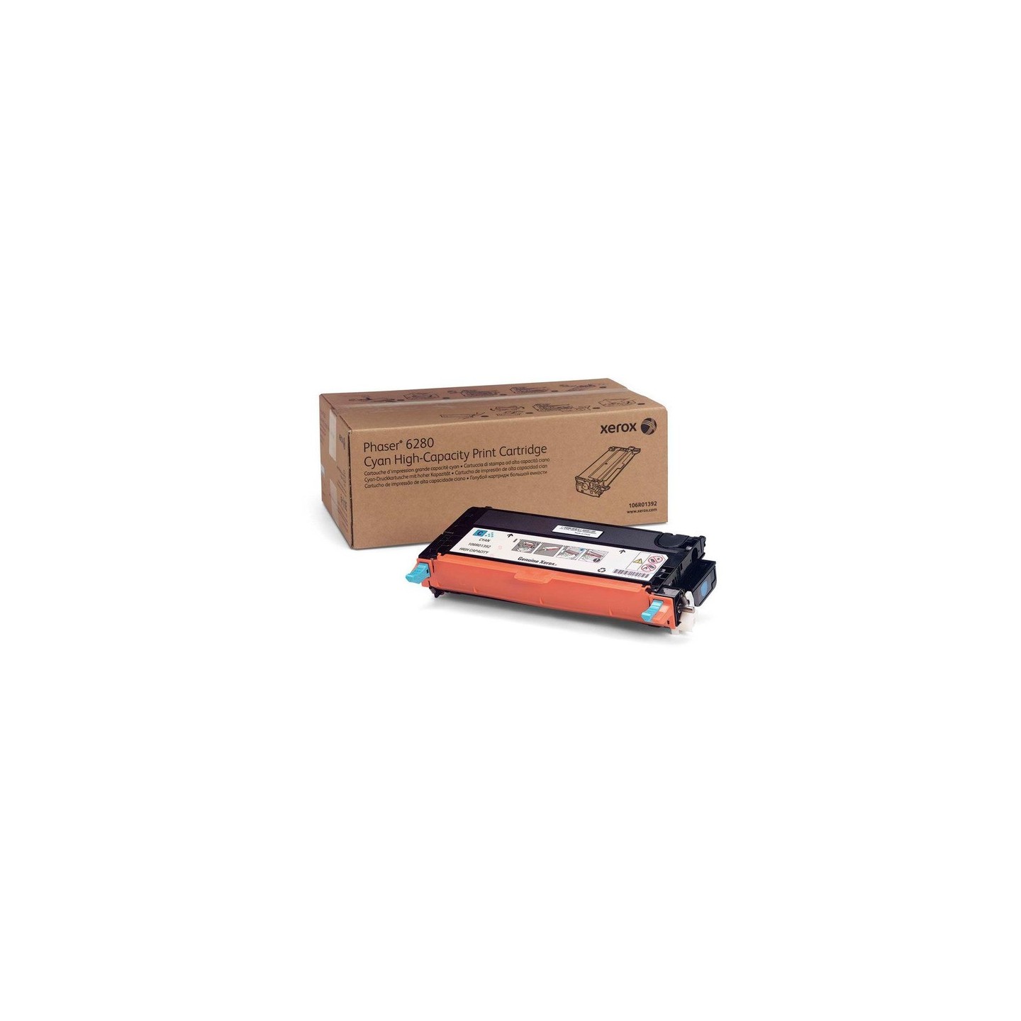 Xerox 6280 - Toner authentique 106R01392 - Cyan