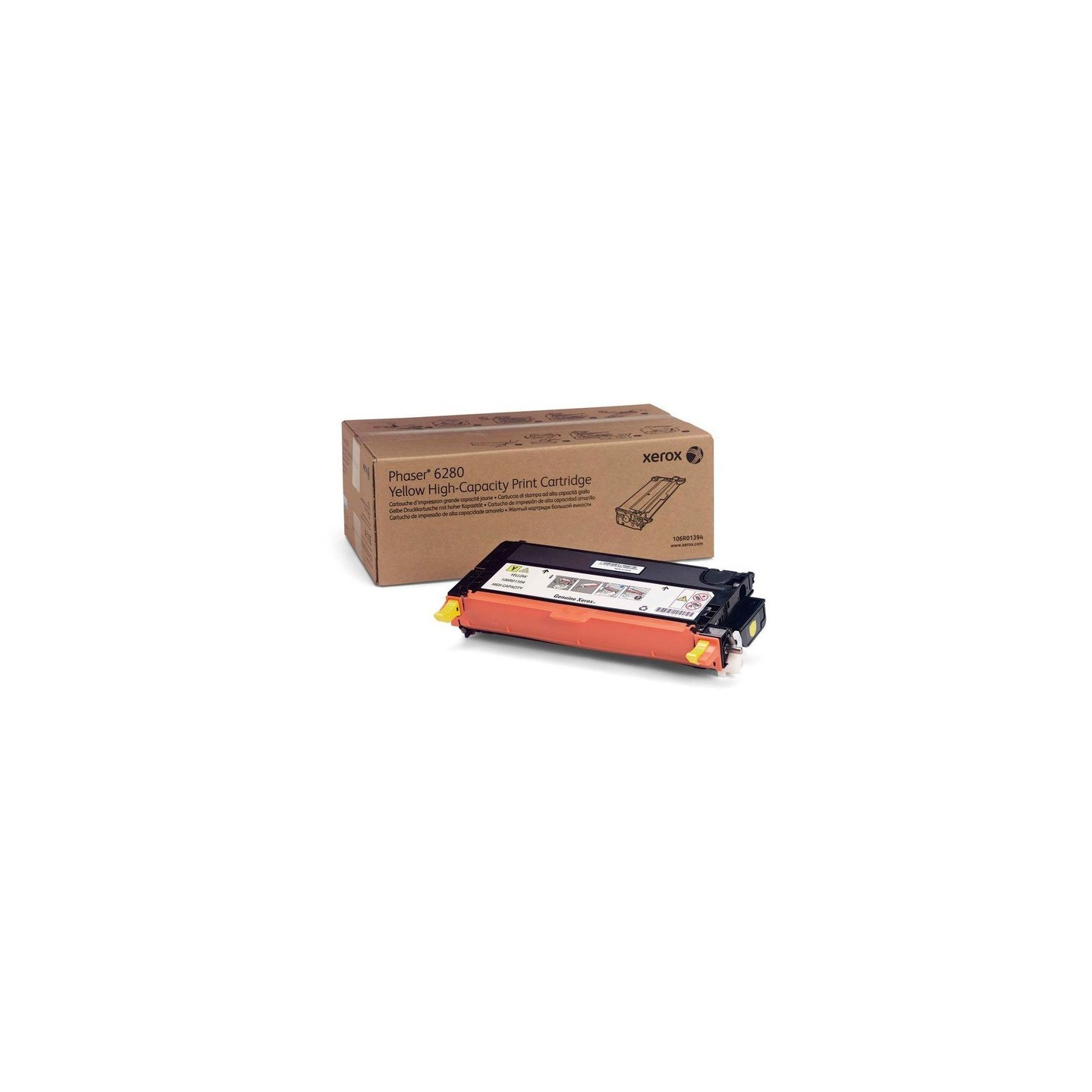 Xerox 6280 - Toner authentique 106R01394 - Yellow