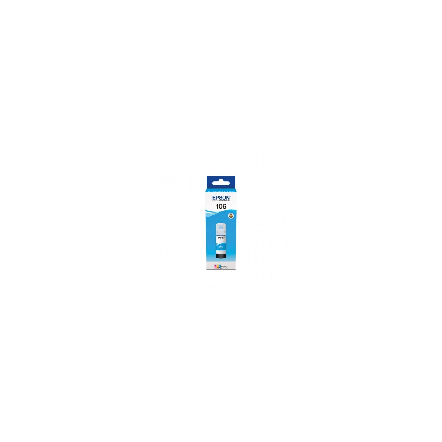 Epson 106 - Flacon d'encre authentique C13T00R240, T106 - Cyan