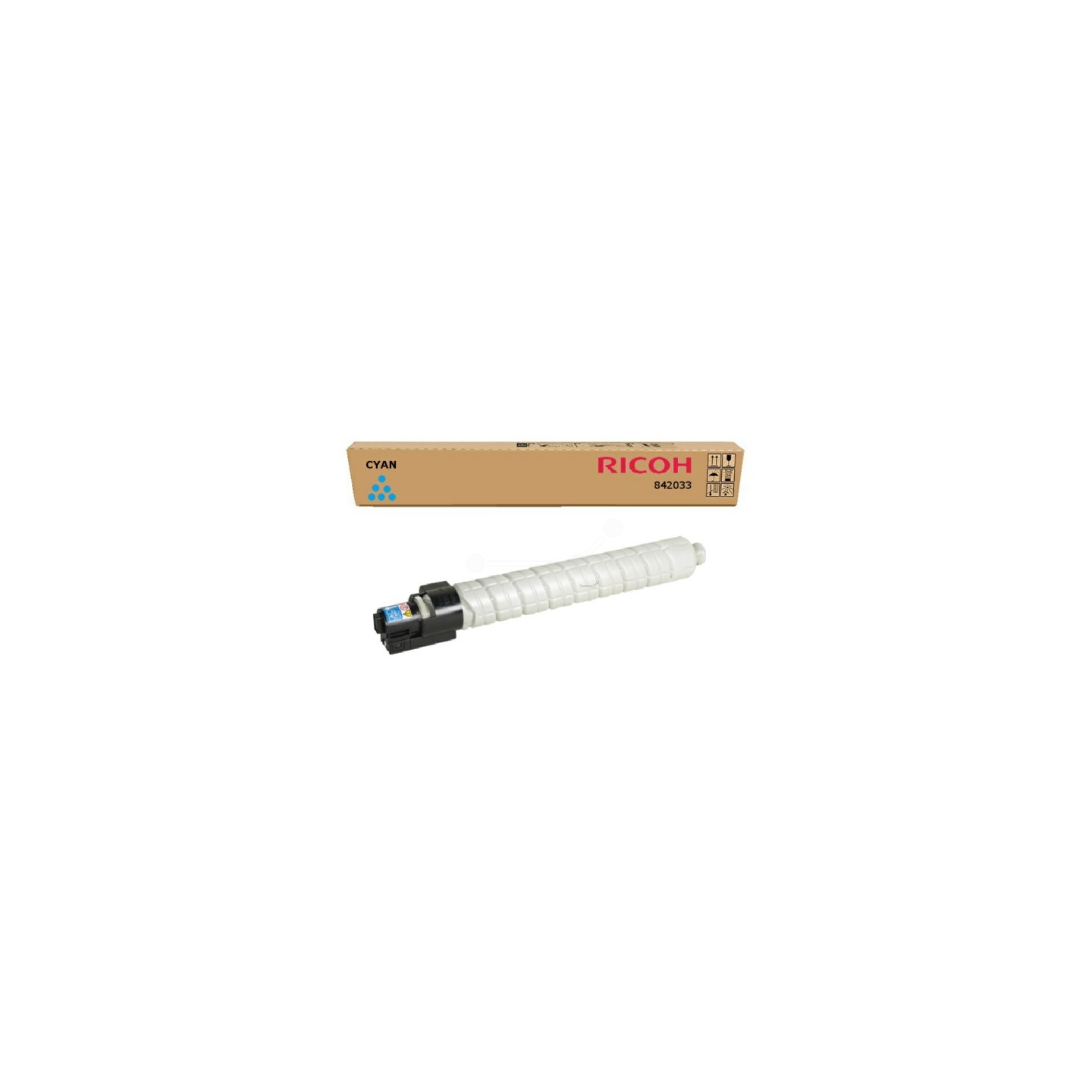 Ricoh 888643, 842033, 884949 - Toner authentique 888643, 842033, 884949 - Cyan