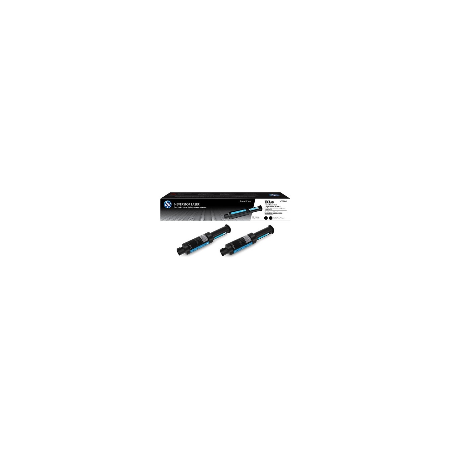 Hp 103AD - Pack x2 Toner authentique Hp W1103AD - Black