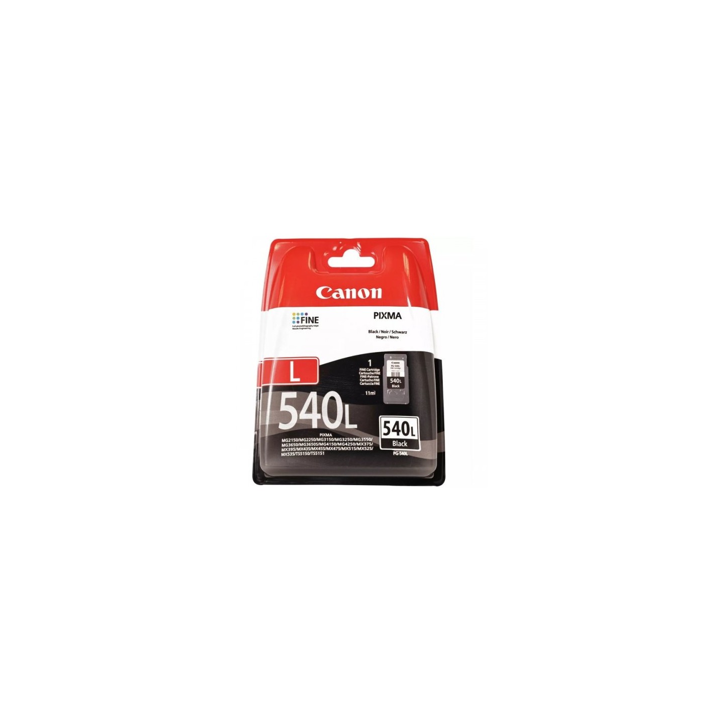 Canon 540L - cartouche jet d'encre authentique PG540L, 5224B001 - Black