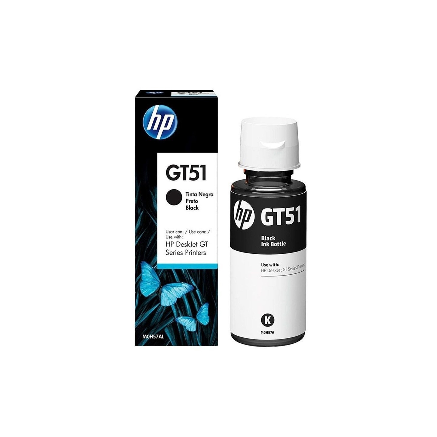 Hp GT51 - Flacon d'encre authentique M0H57AE - Black