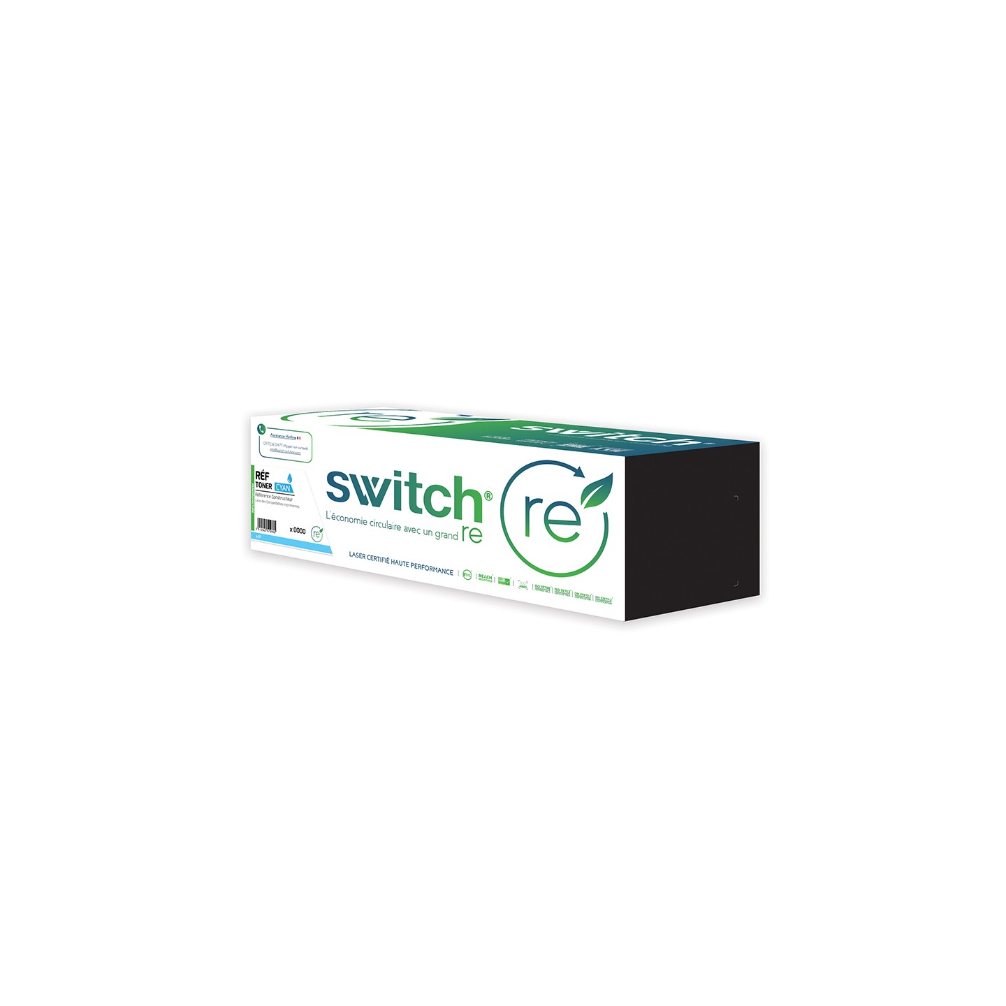 Hp 117A - SWITCH Toner Reman compatible W2071A, 117A - Cyan