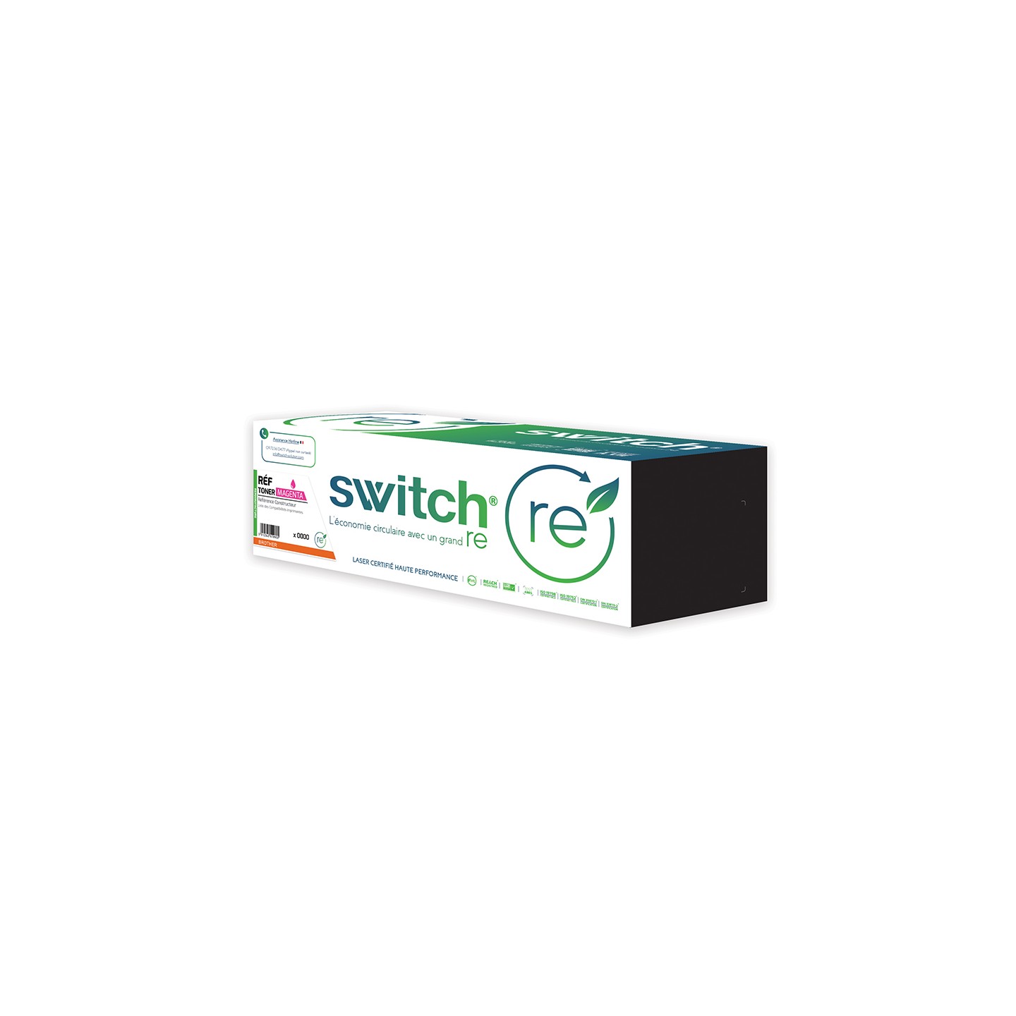 Brother TN-245M - SWITCH Toner Reman compatible TN-245 - Magenta