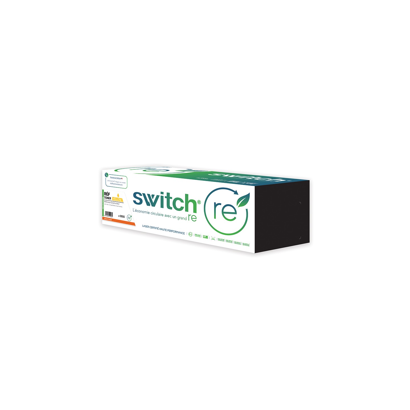 Brother TN-247 - SWITCH Toner Reman compatible TN-247 - Yellow