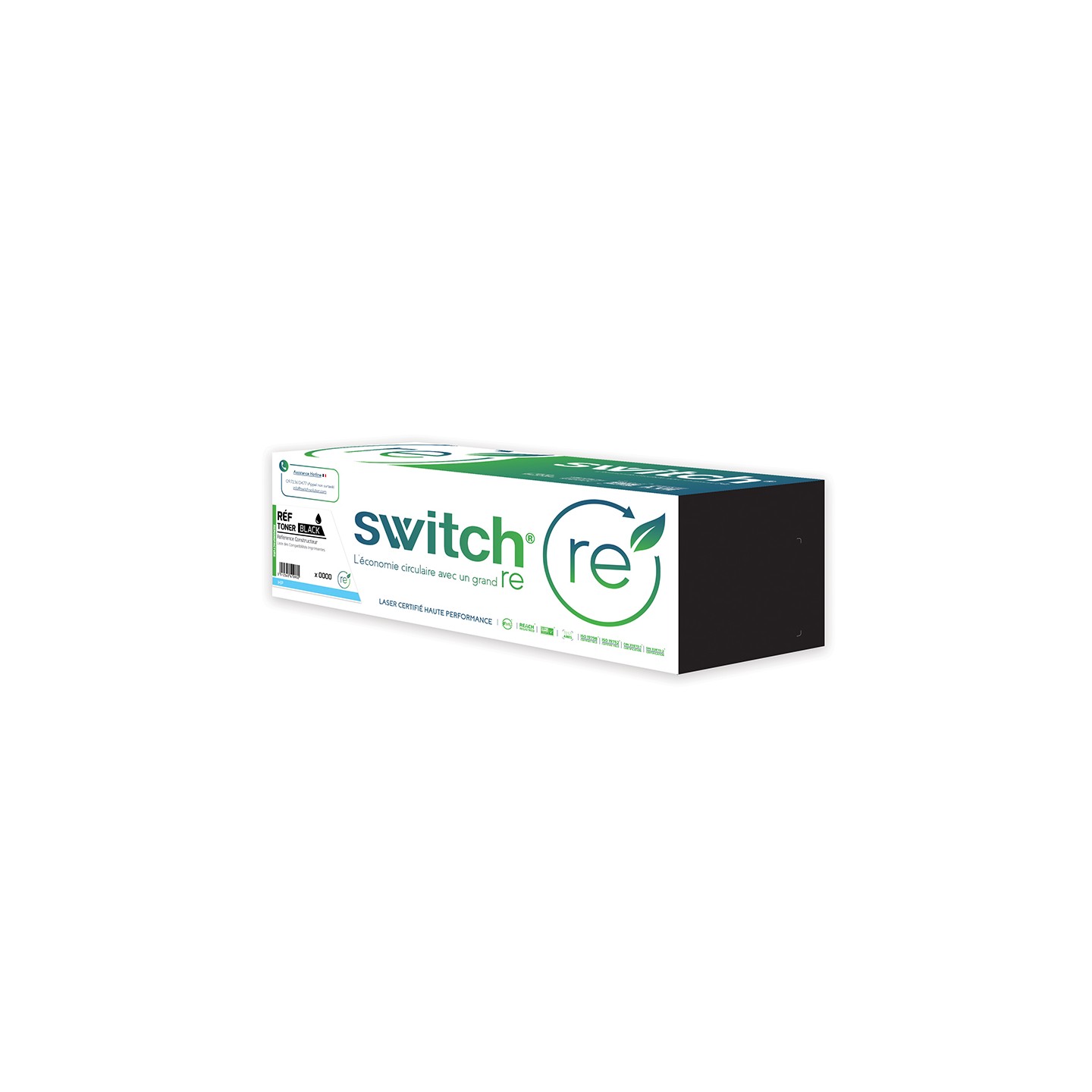 Hp 85A - SWITCH Toner Reman compatible CE285A, 85A - Black
